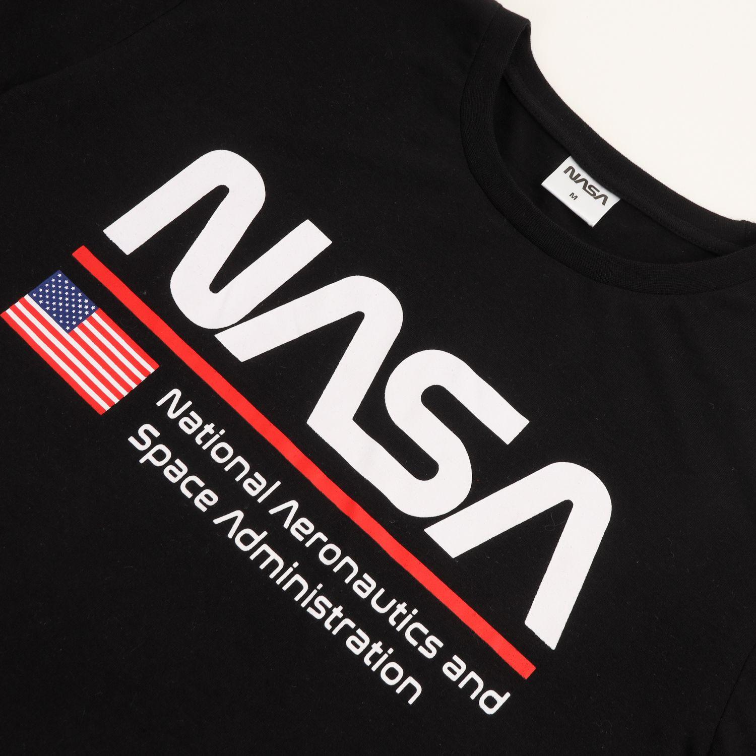 Conjunto Pijama  Hombre Logo Negro Nasa-1
