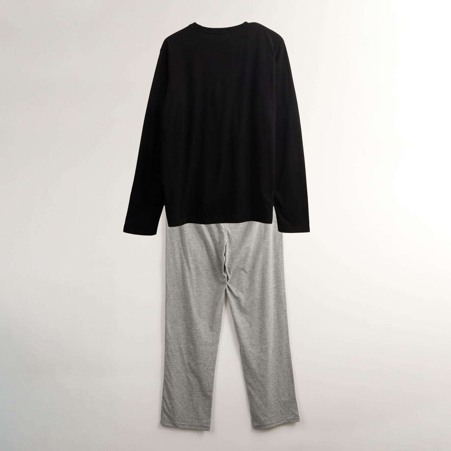 Conjunto Pijama  Hombre Logo Negro Nasa-3