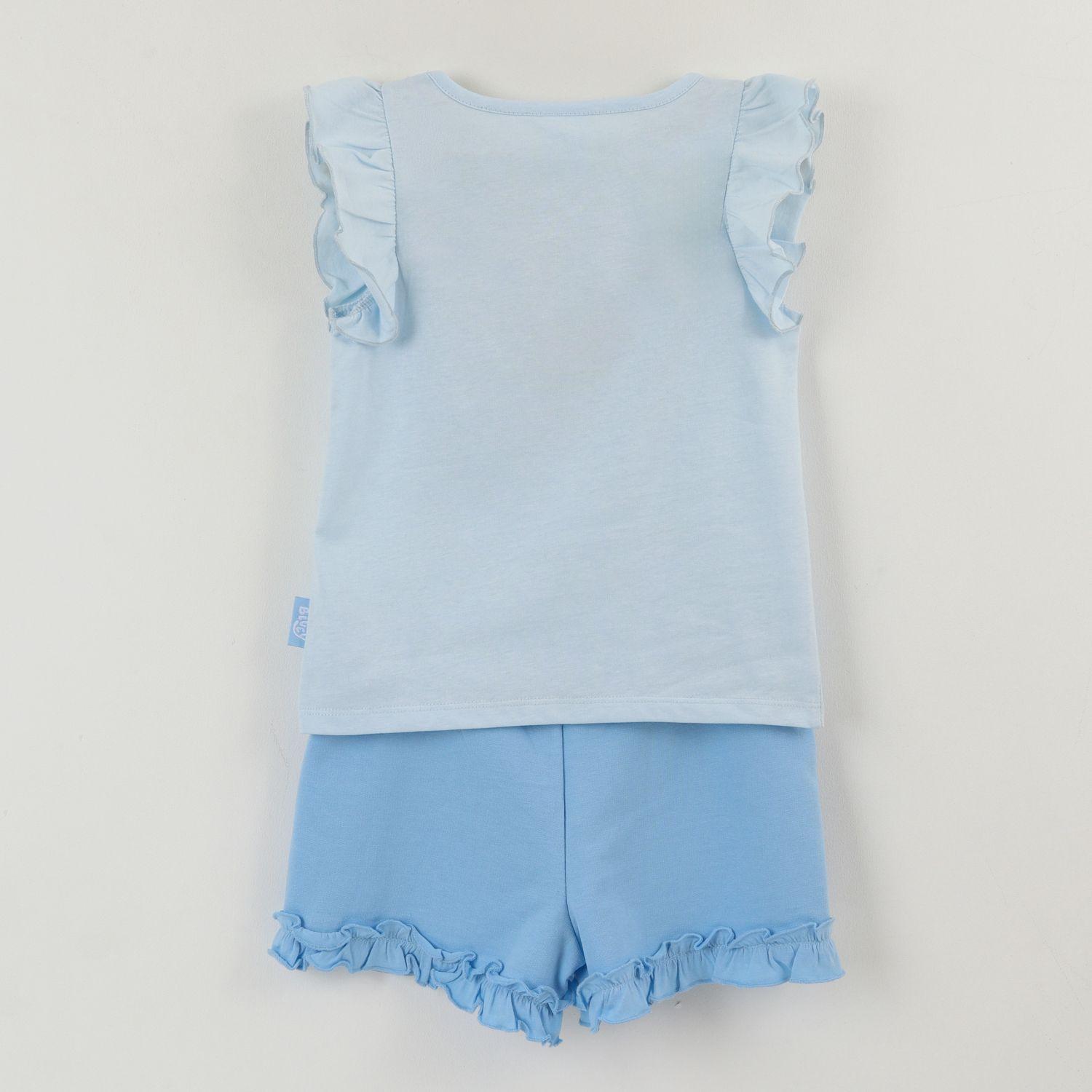 Conjunto Niña Celeste Bluey & Bingo Bluey-1