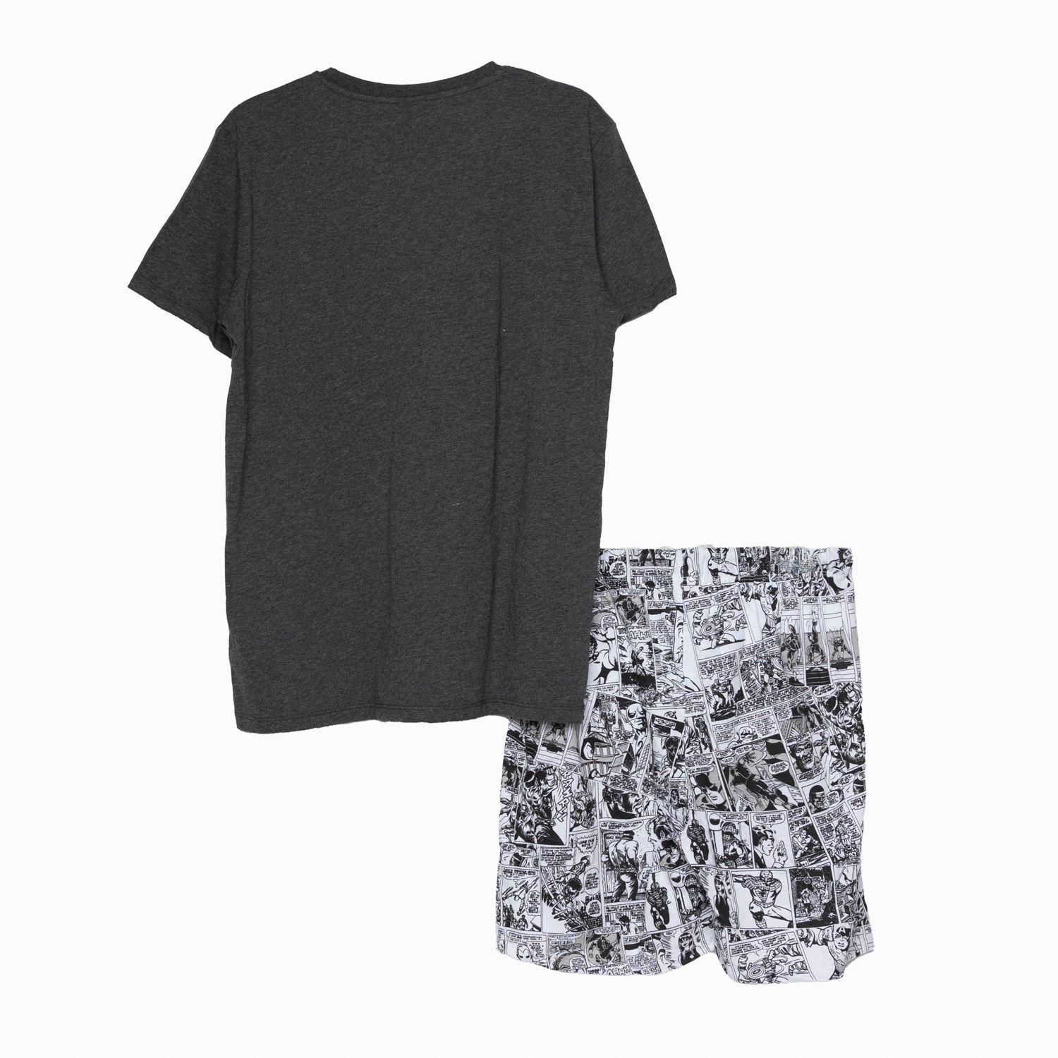 Pijama Hombre Comics Gris Marvel-1