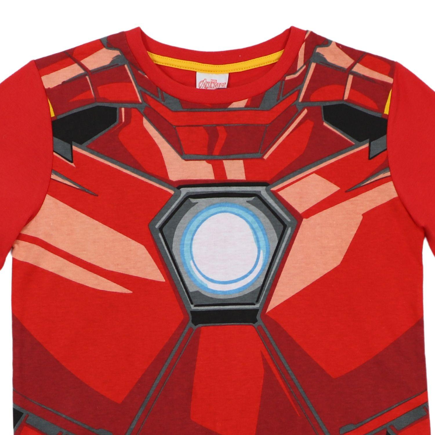 Pijama Disfraz Niño Iron Man Armadura Rojo Marvel-3