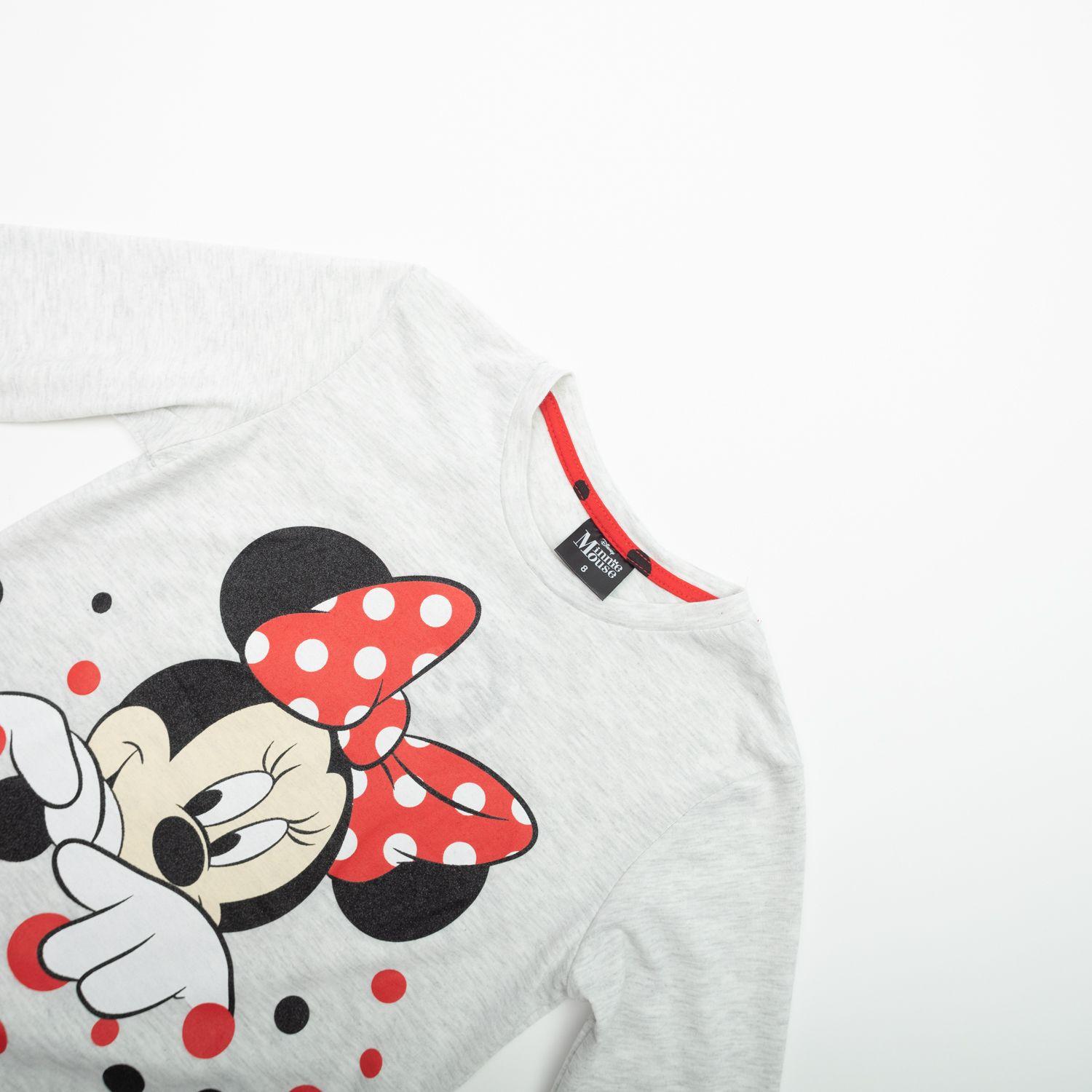 Pijama Niña Minnie Lunares Rojo Disney-2