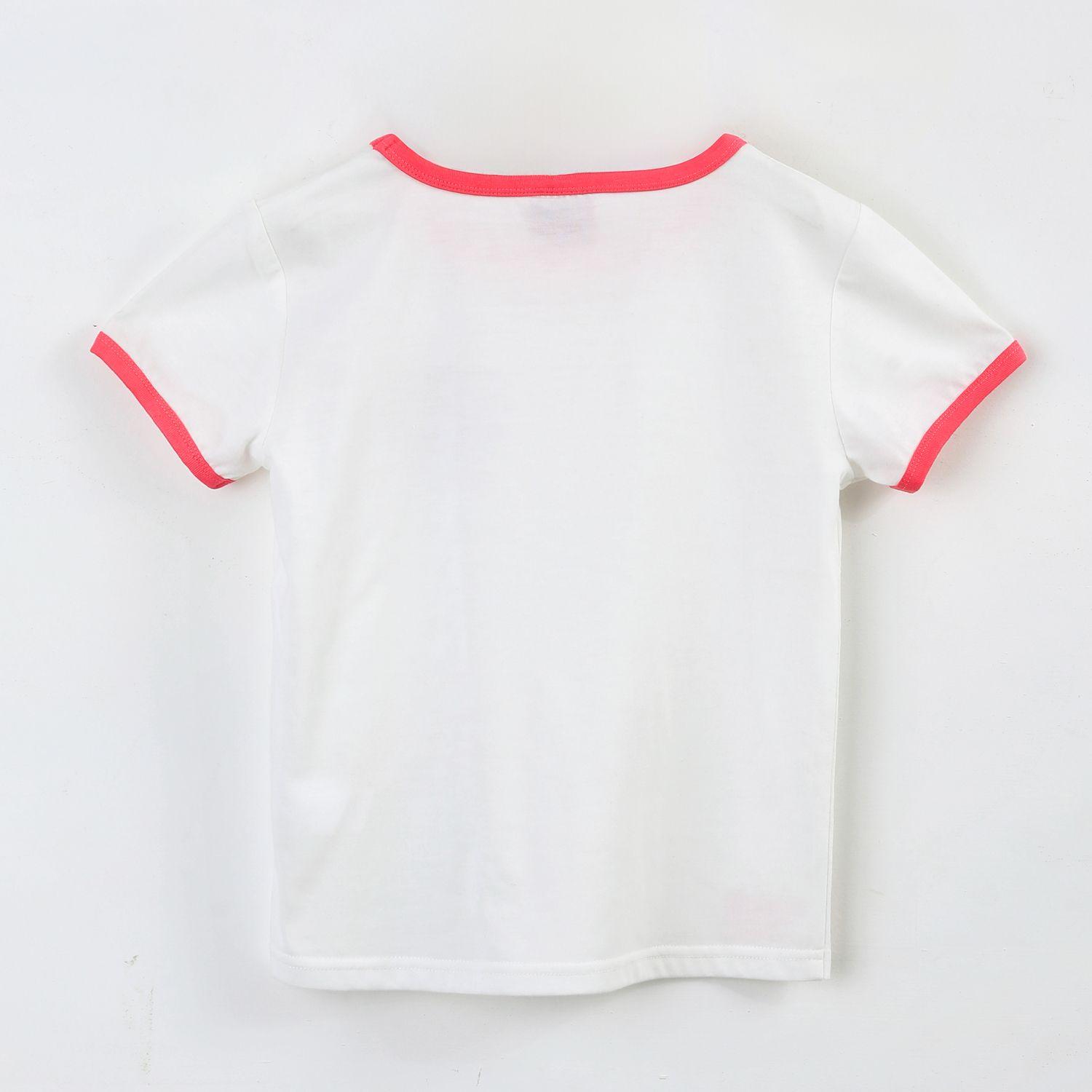 Polera Manga Corta Niña Hello Kitty My Melody Blanco-1