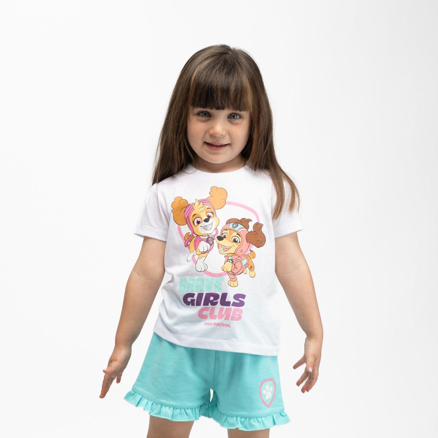Conjunto Niña Brave Girls Club Turquesa Paw Patrol-0