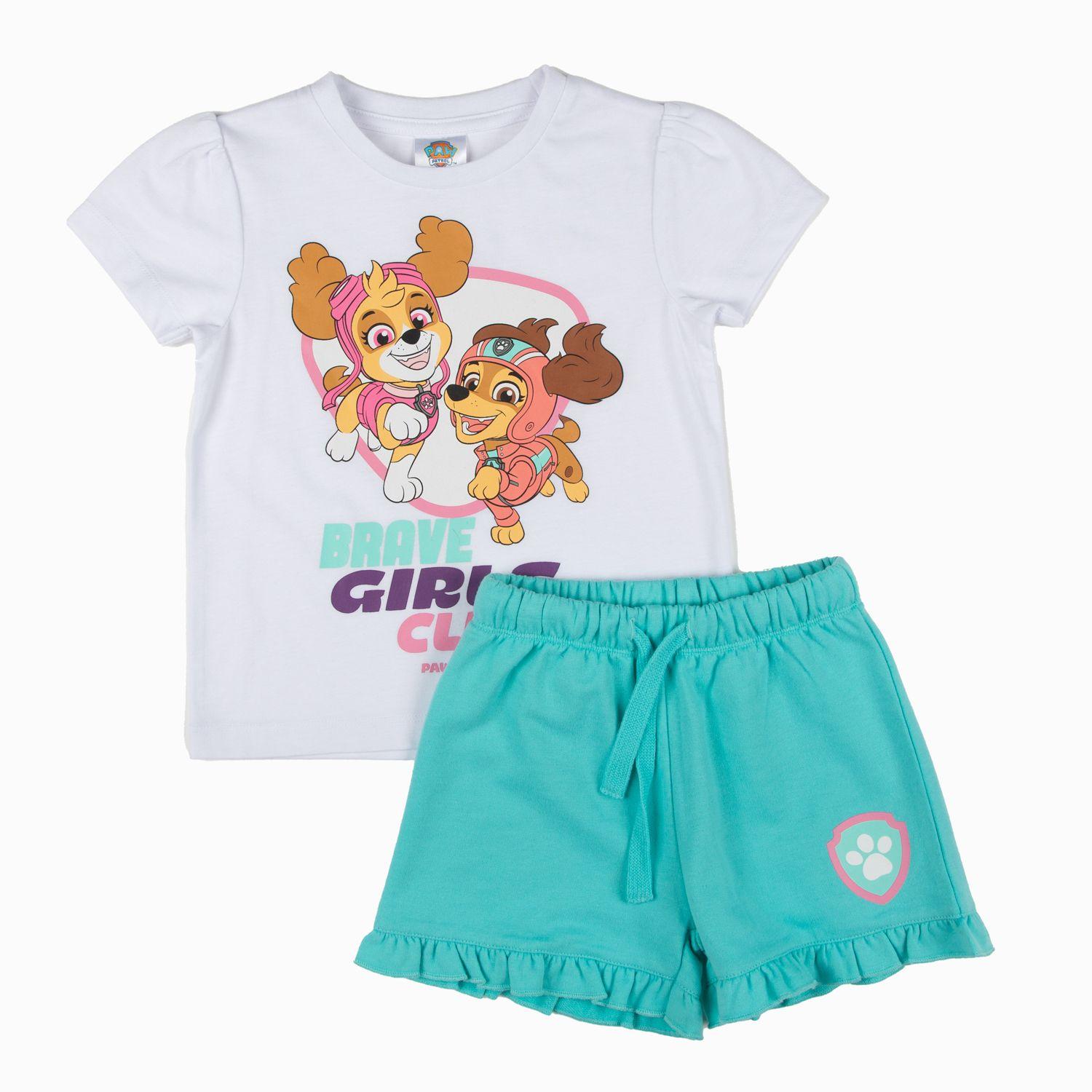 Conjunto Niña Brave Girls Club Turquesa Paw Patrol-3