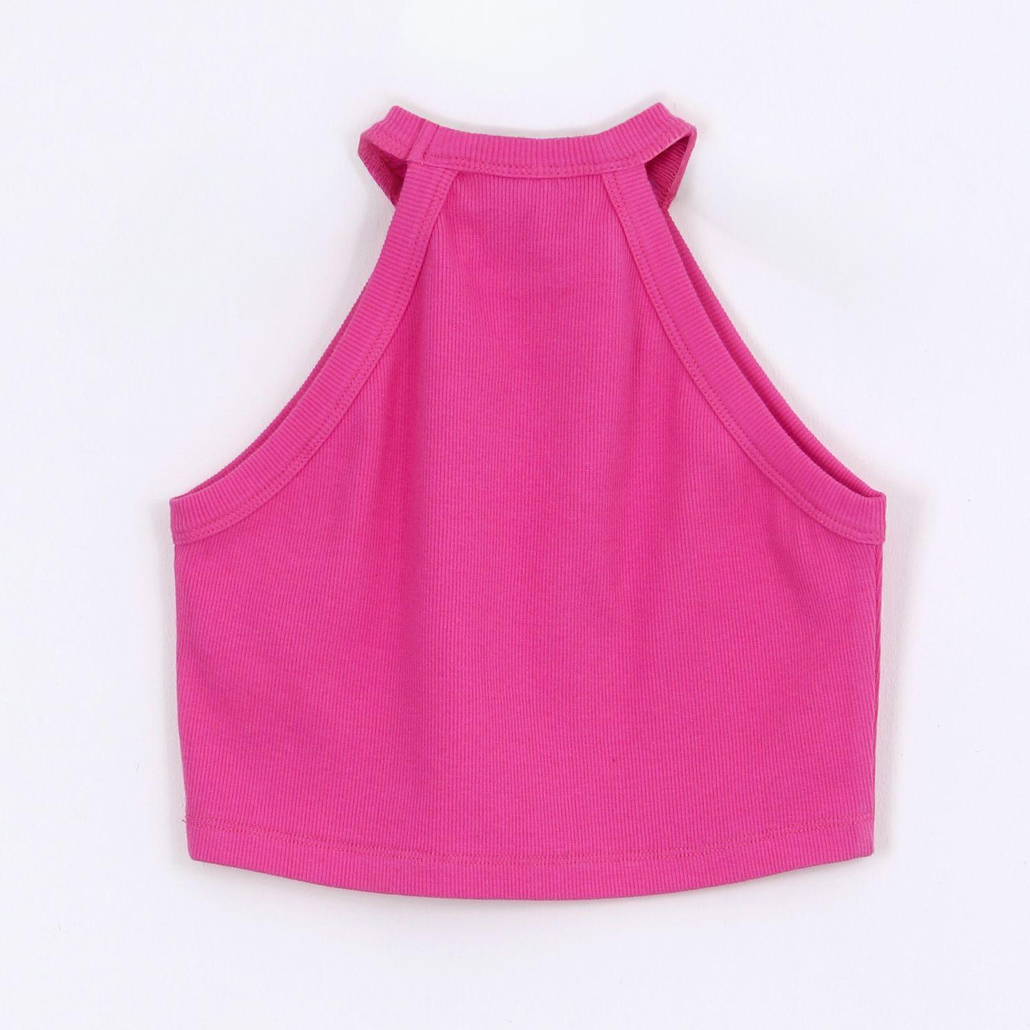 Polera Sin Mangas Niña Barbie Rosado-1