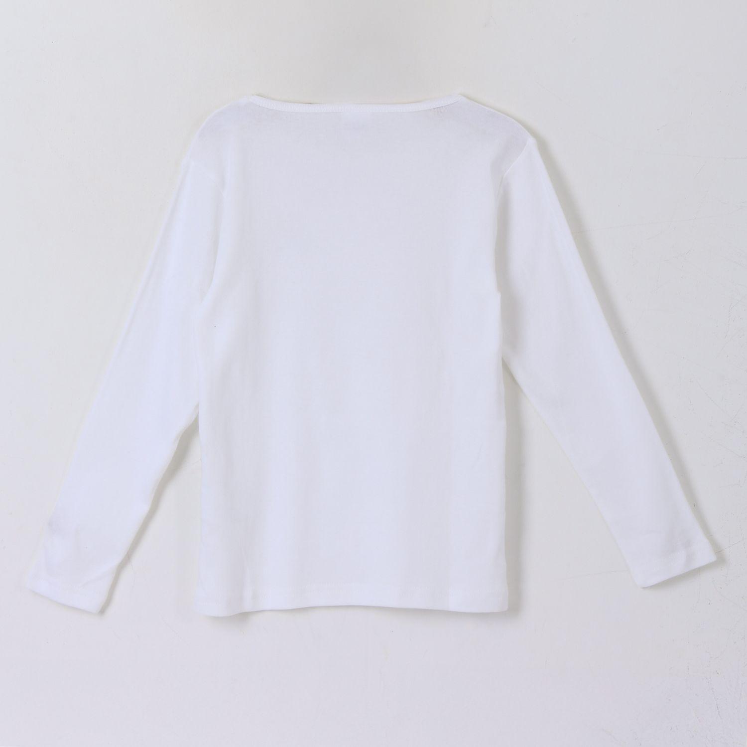 Bipack Camiseta Escolar Niño Manga Larga Blanco Minecraft-2