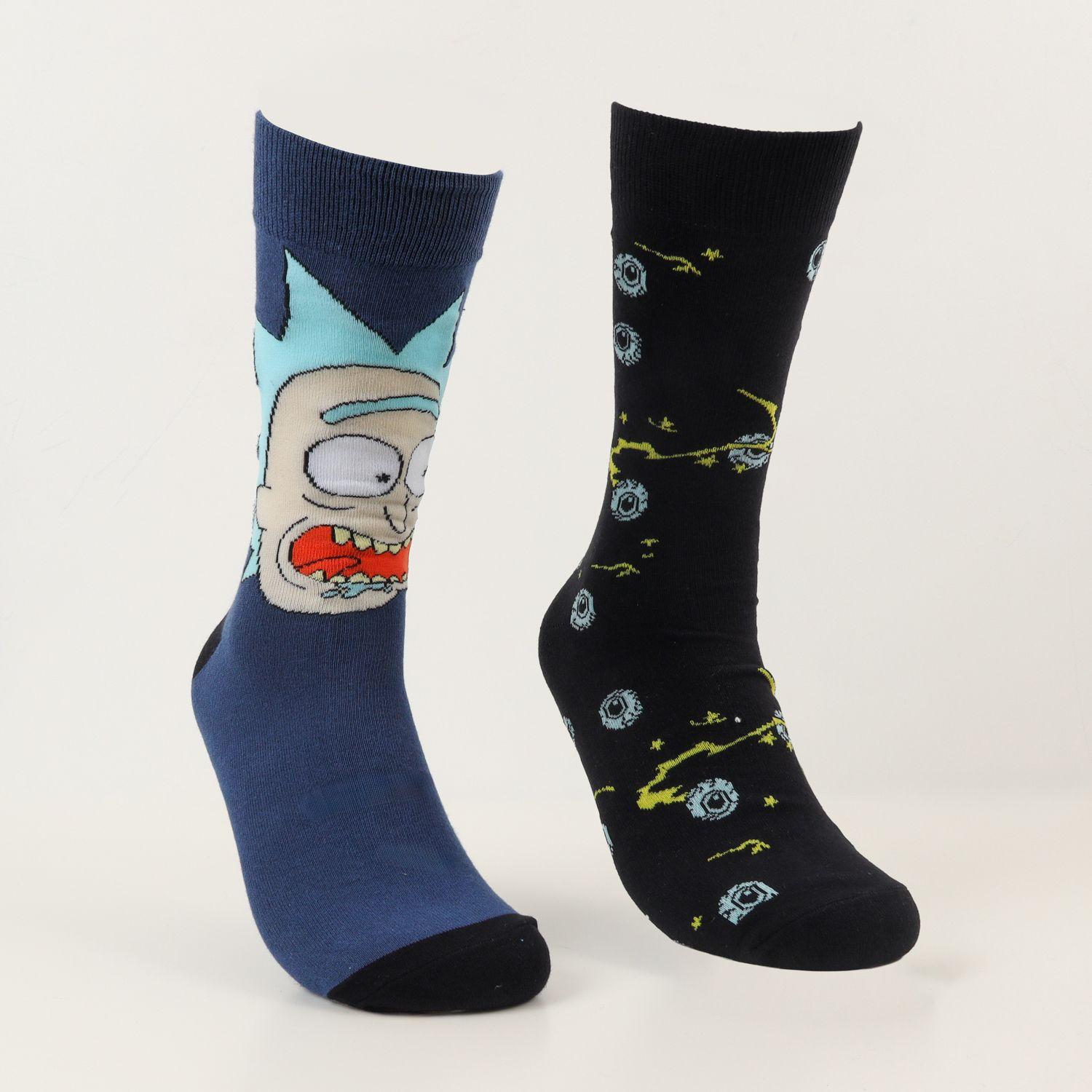 Bipack Calcetín Hombre Azul Rick and Morty-0