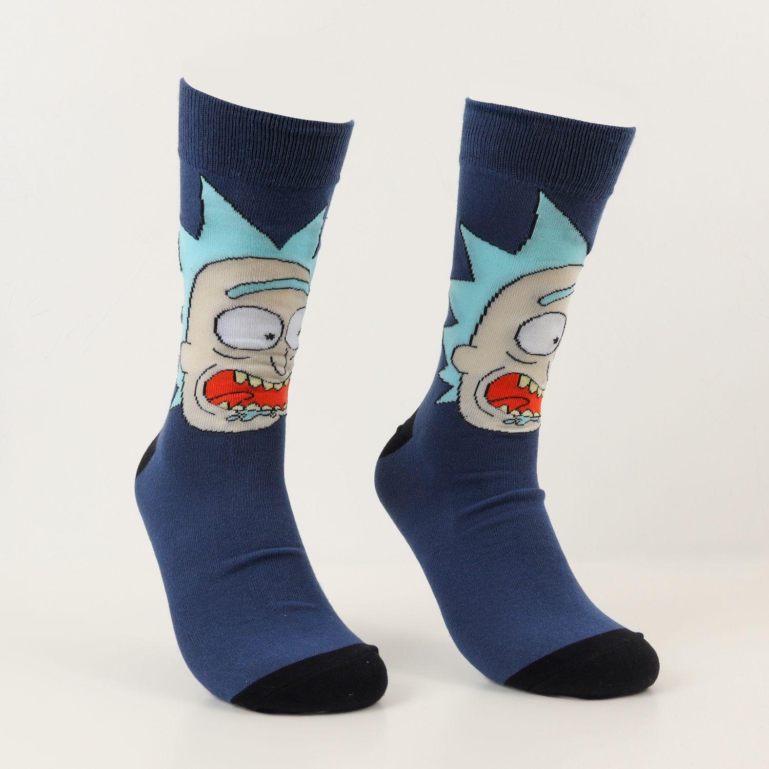 Bipack Calcetín Hombre Azul Rick and Morty-1