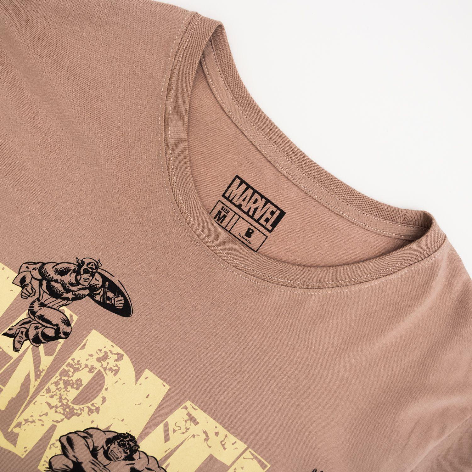 Polera Hombre Logo Gris Marvel-2