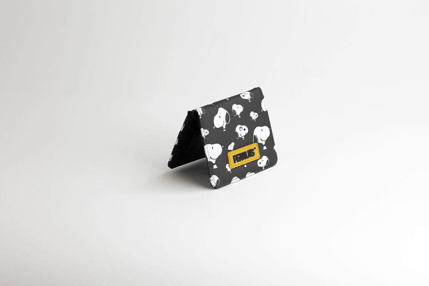 Billetera Mujer Snoopy Negro Snoopy-2
