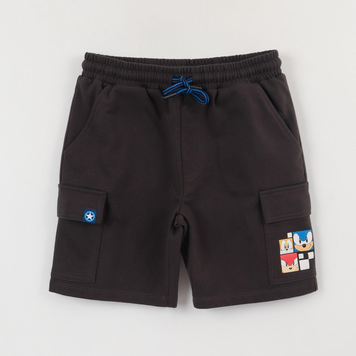 Short Niño Azul Cargo Sonic-0