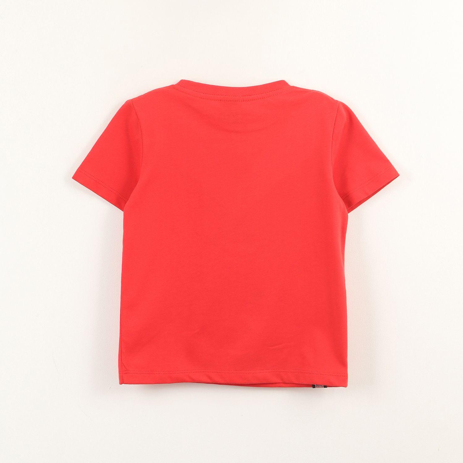 Polera Manga Corta Niño Mickey Lentejuelas Rojo Disney-3