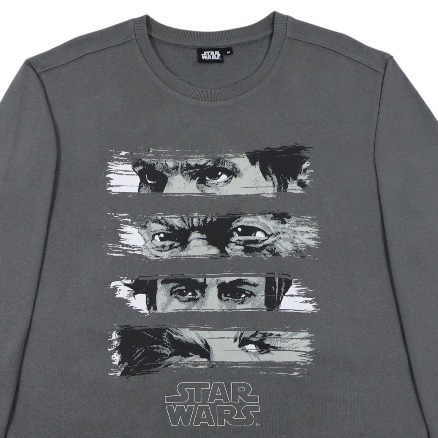 Poleron Hombre Logo Gris Star Wars-2