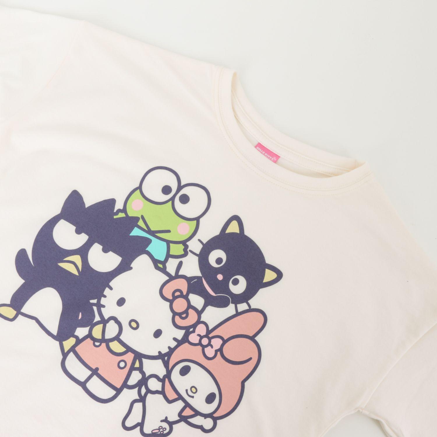 Polera Manga Corta Niño Blanco Friends Hello Kitty-2