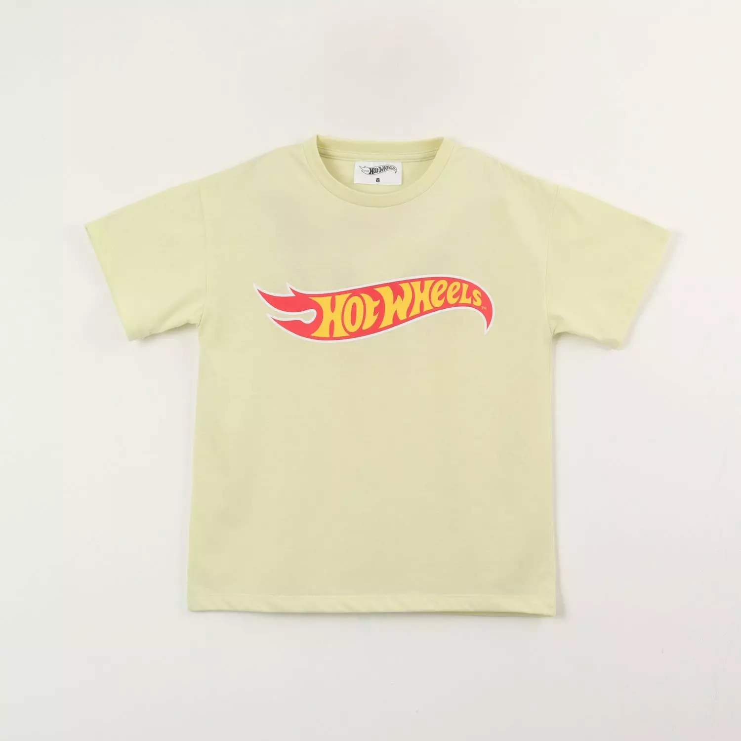 Polera Manga Corta Niño Amarillo Logo Hot Wheels-0