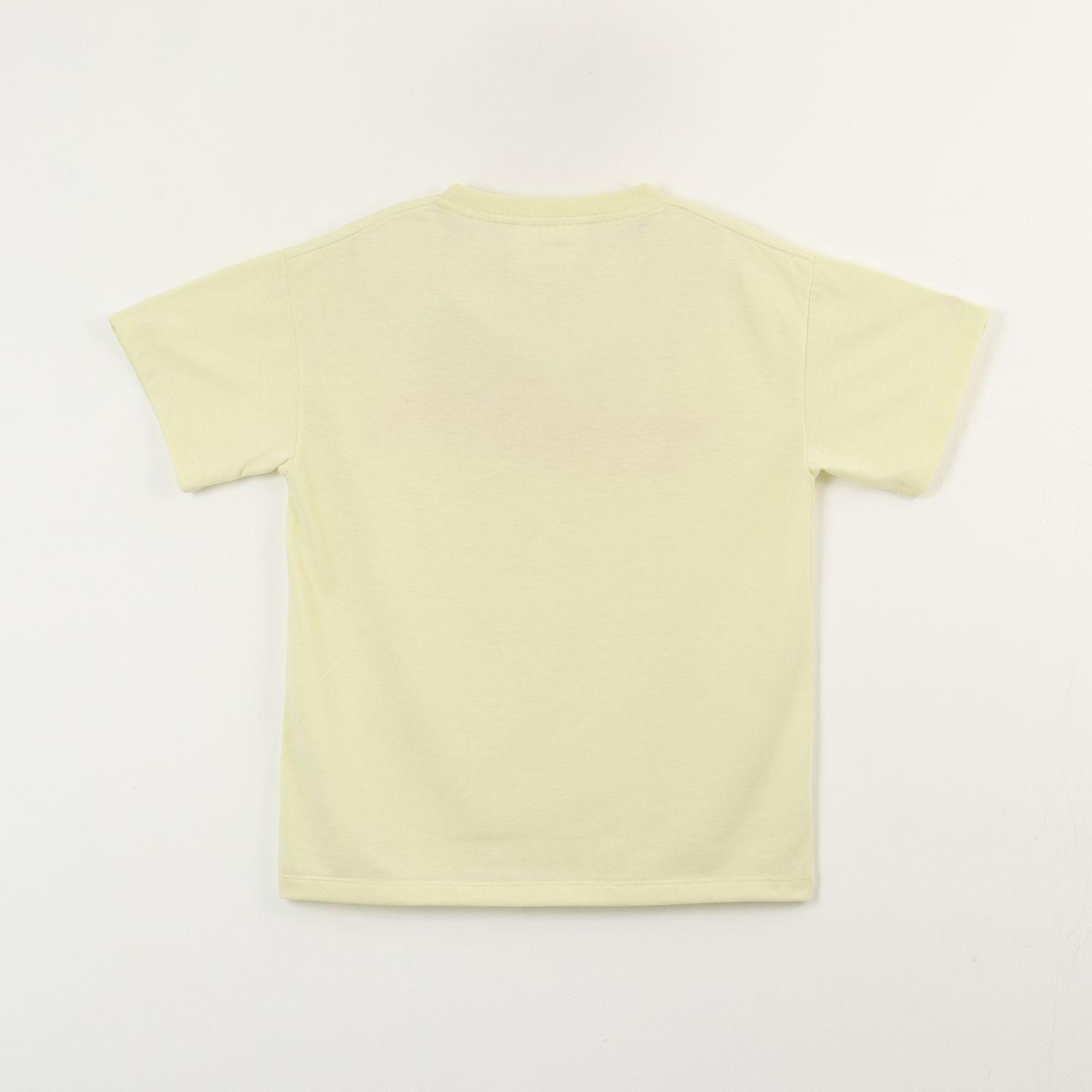 Polera Manga Corta Niño Amarillo Logo Hot Wheels-1
