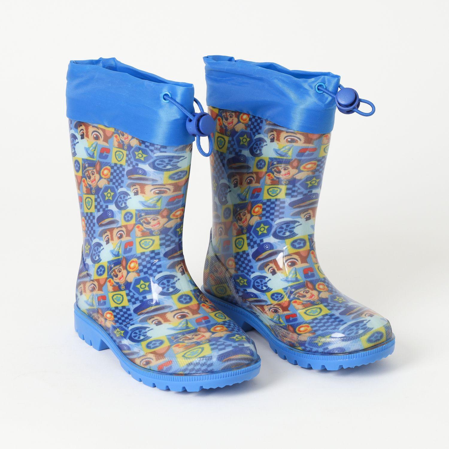 Bota De Agua Con Chiporro Niño Collage Azul Paw Patrol-1