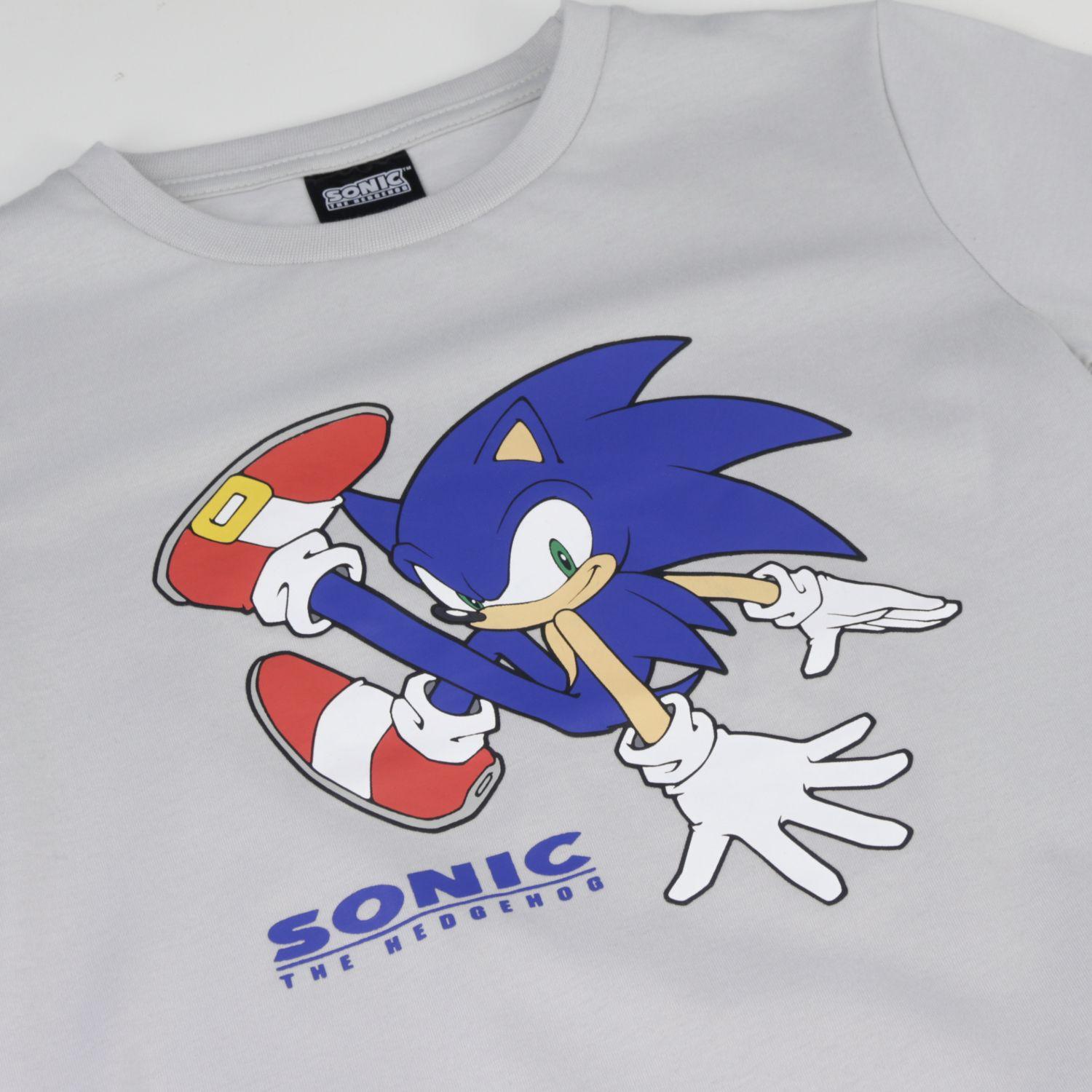 Bipack Polera Manga Larga Niño Shadow & Sonic Negro Sonic-3