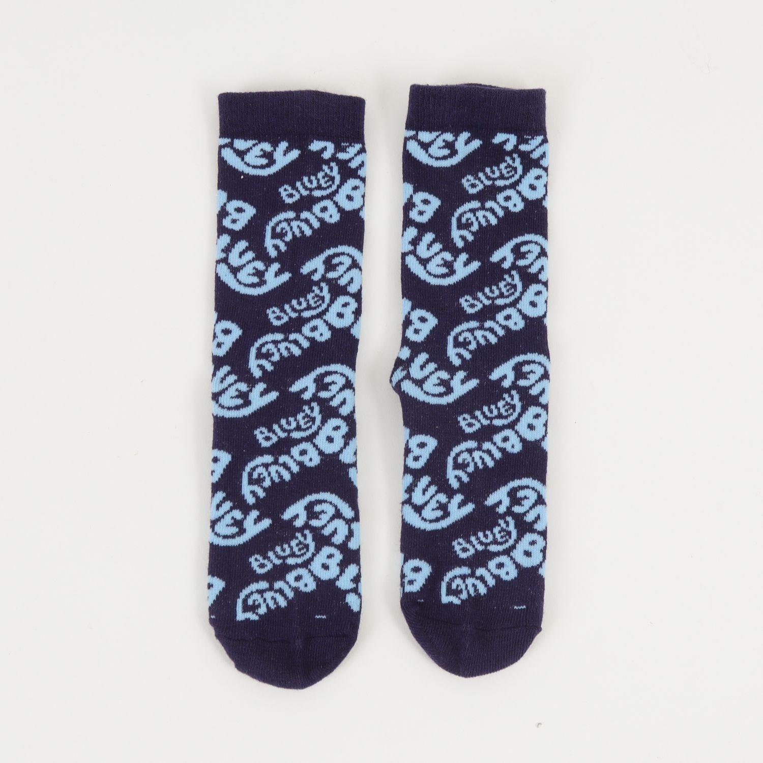 Tripack Calcetines Niño Blanco Logos Bluey-4