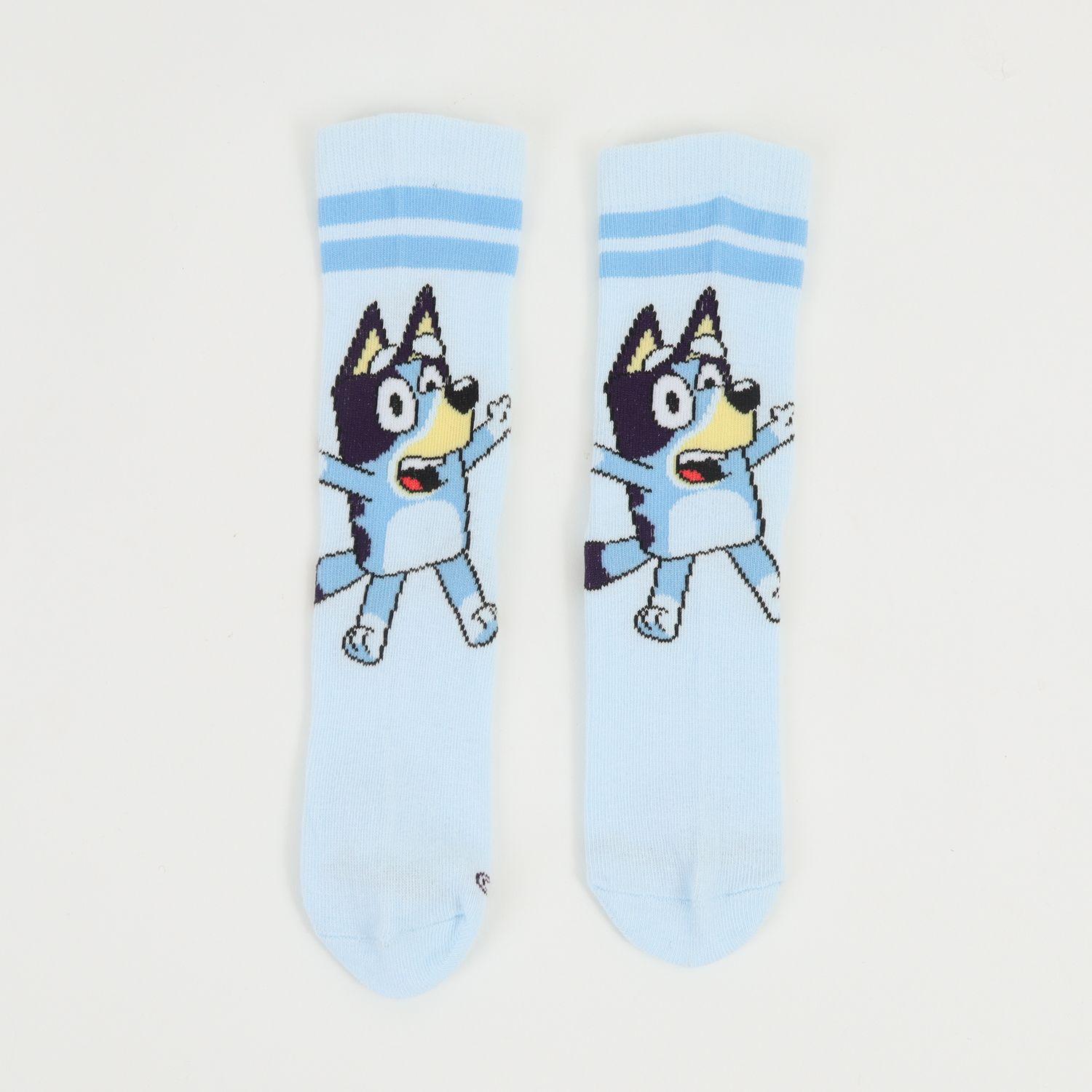 Tripack Calcetines Niño Blanco Logos Bluey-8