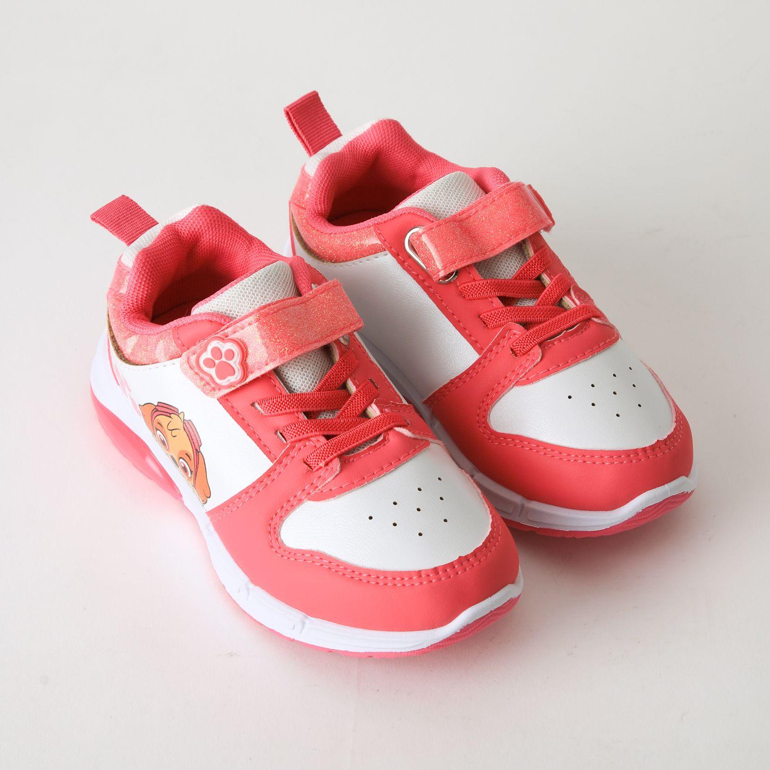 Zapatilla Luces Niña Velcro Skye Rosado Paw Patrol-1