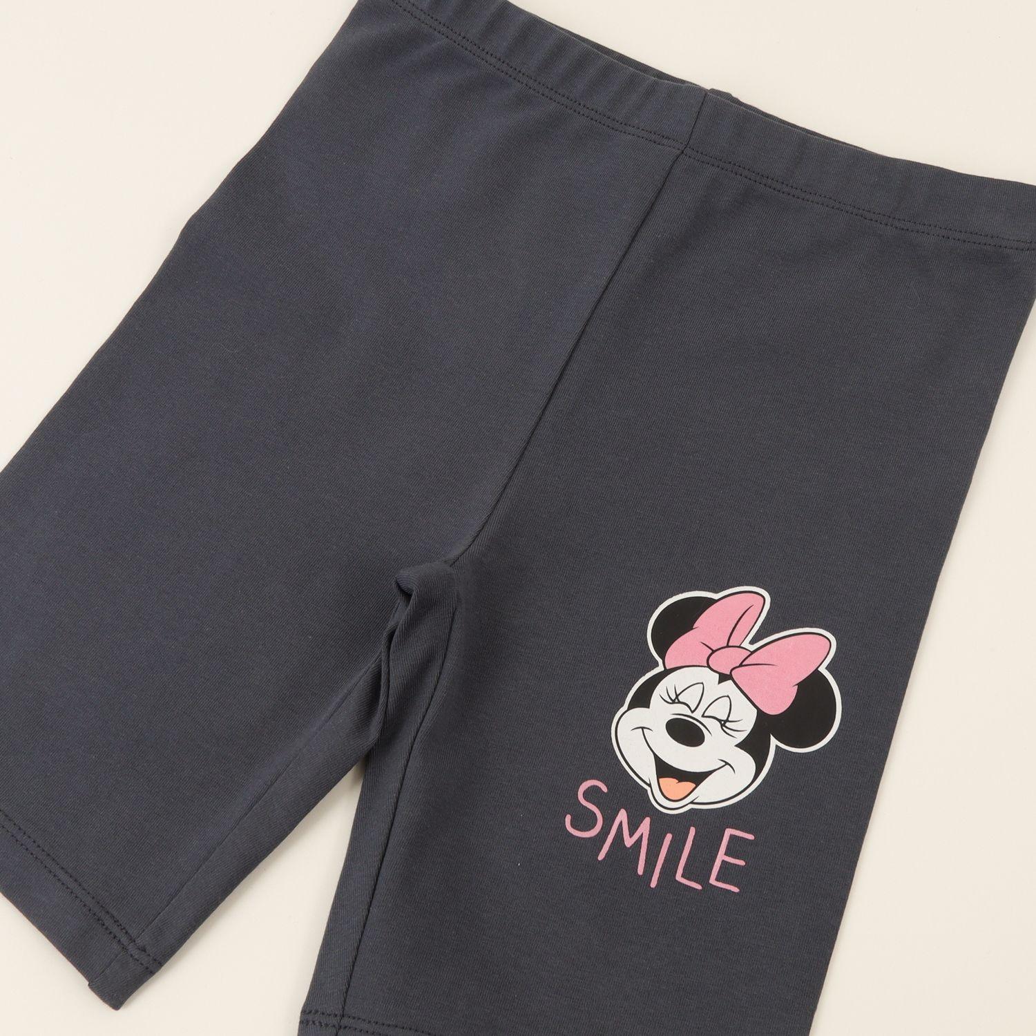 Calza Niña Biker Gris Minnie Smile Disney-2