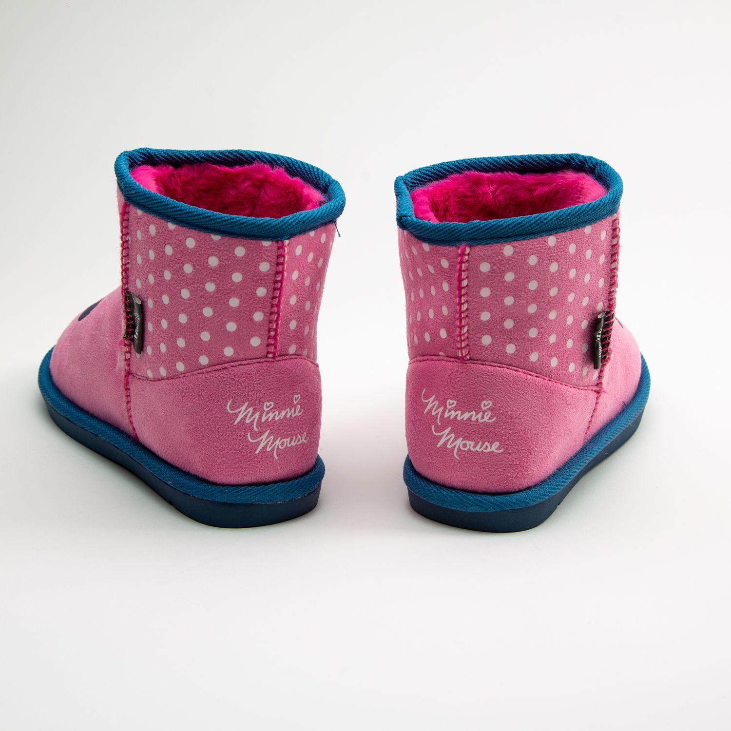 Bota Chiporro Niña Minnie Front Face Rosado Disney-2