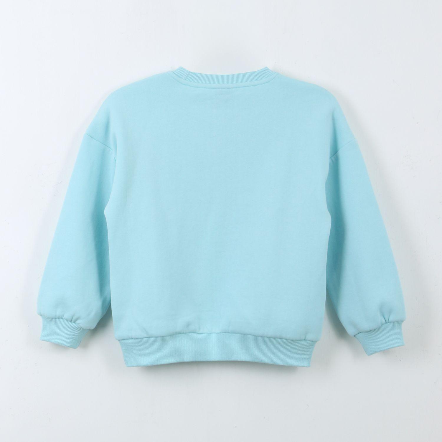 Polerón Cerrado Niña Grogu Hungry Celeste Star Wars-1