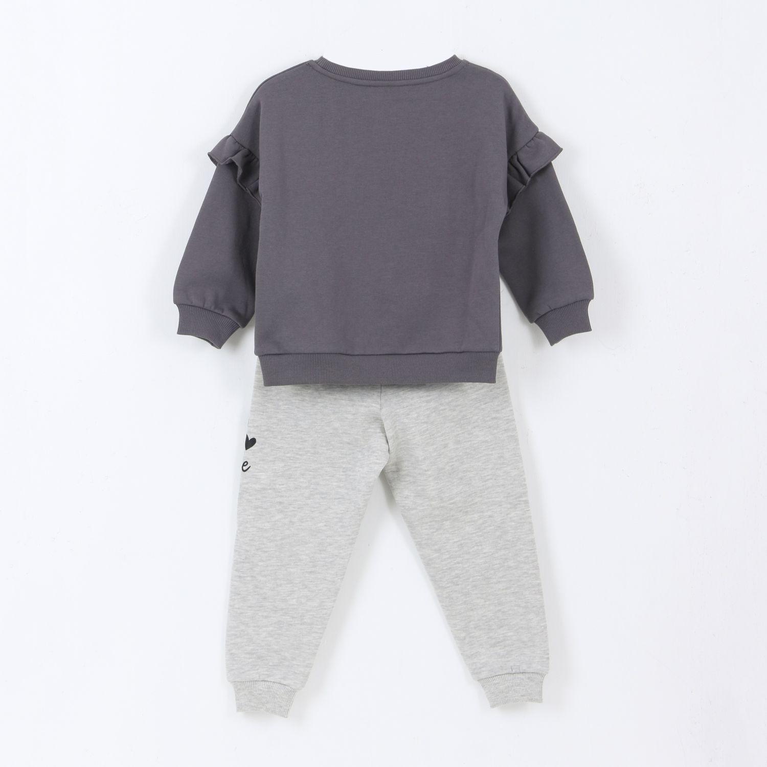 Conjunto Buzo Niña Vuelos Minnie Gris Disney-1