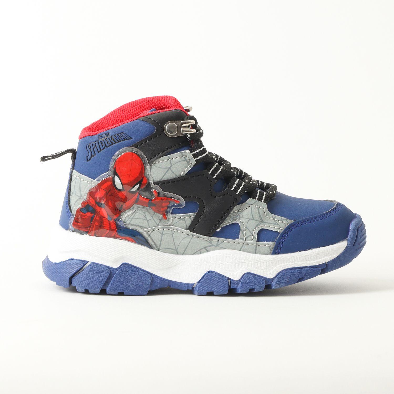 Botin Trekking Niño Spiderman Pose Azul Marvel-0