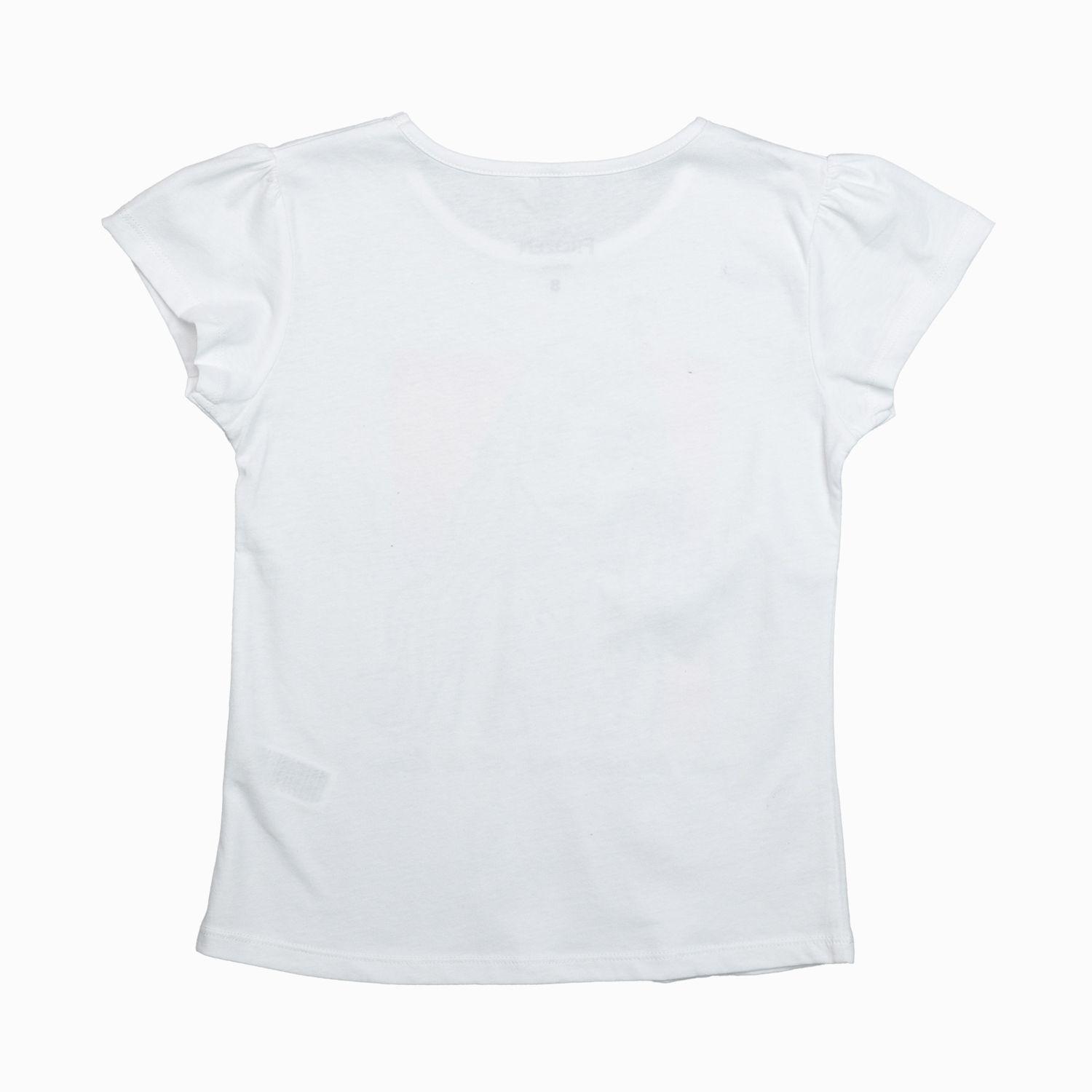 Polera Niña Frozen Time Blanco Disney-5