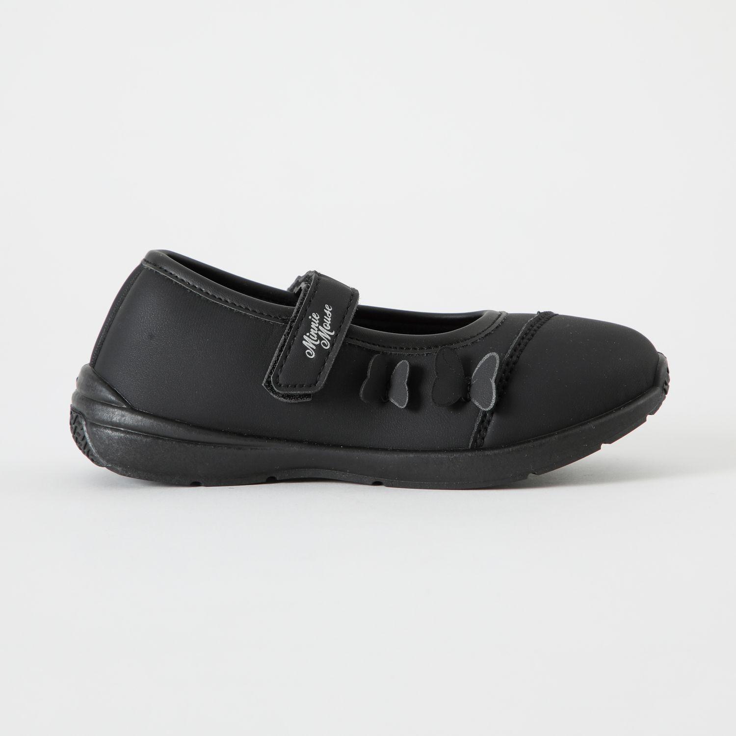 Zapatilla Escolar Niña Minnie Moños Negro Disney-1
