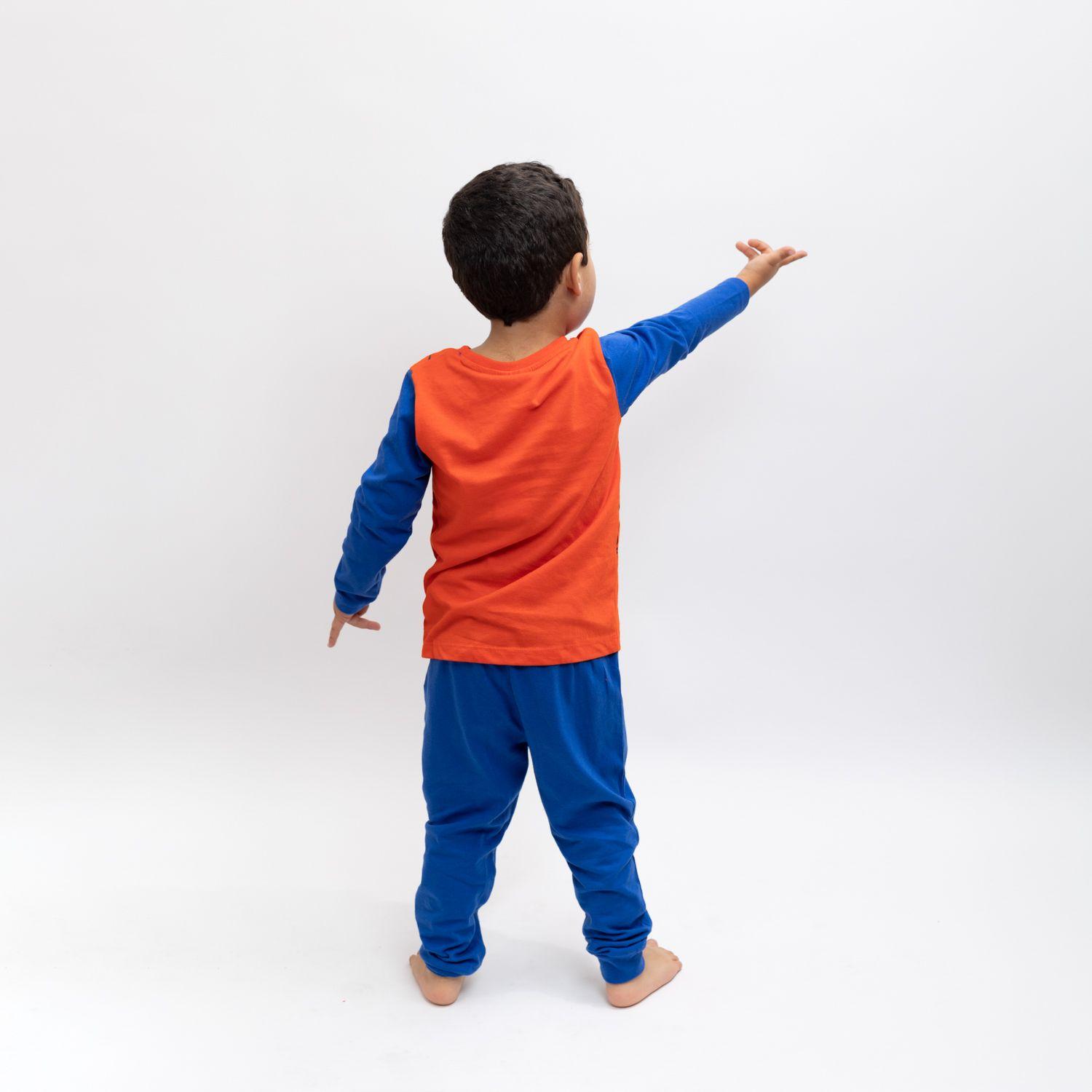 Pijama Disfraz Niño Spiderman Traje Torso Azul Marvel-1