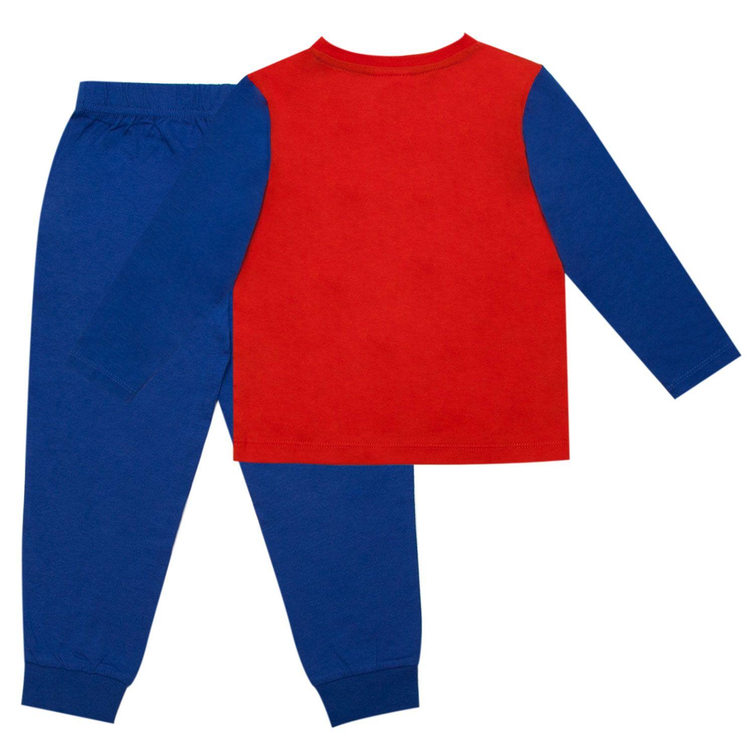 Pijama Disfraz Niño Spiderman Traje Torso Azul Marvel-3