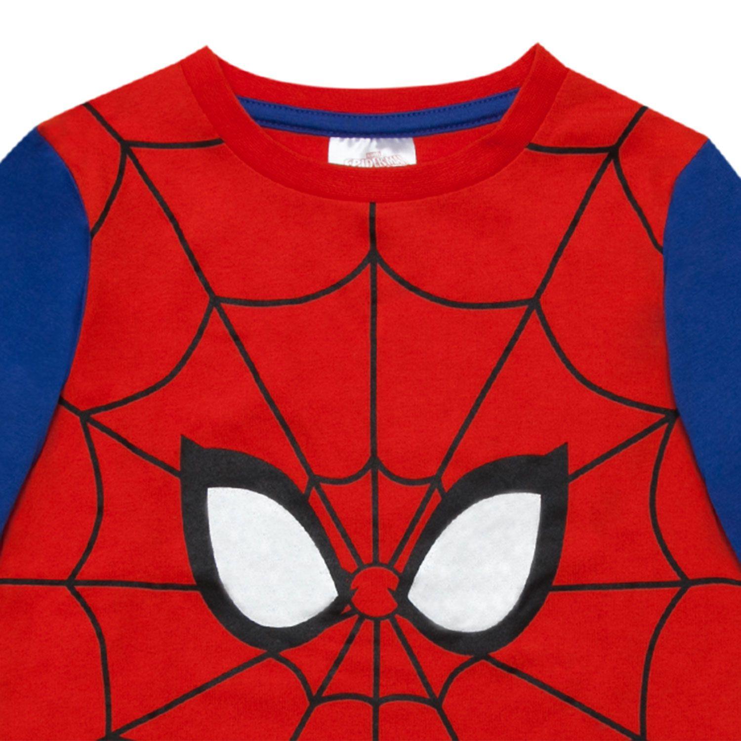 Pijama Disfraz Niño Spiderman Traje Torso Azul Marvel-4