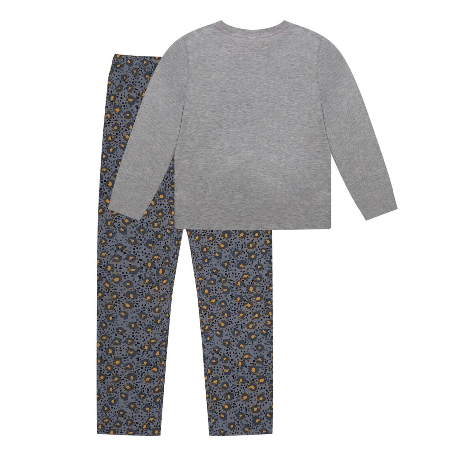 Pijama Niña Rey León Amigos Gris Disney-1