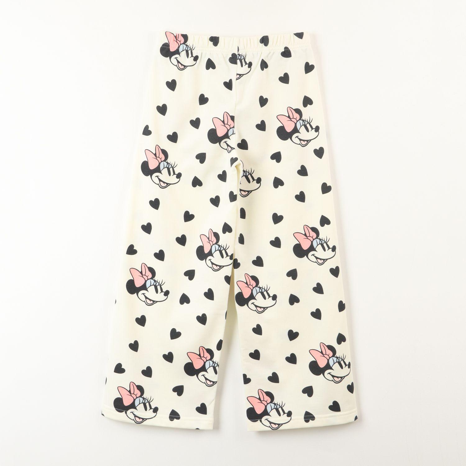 Pantalon Palazzo De Buzo Niña Minnie Love Beige Disney-2