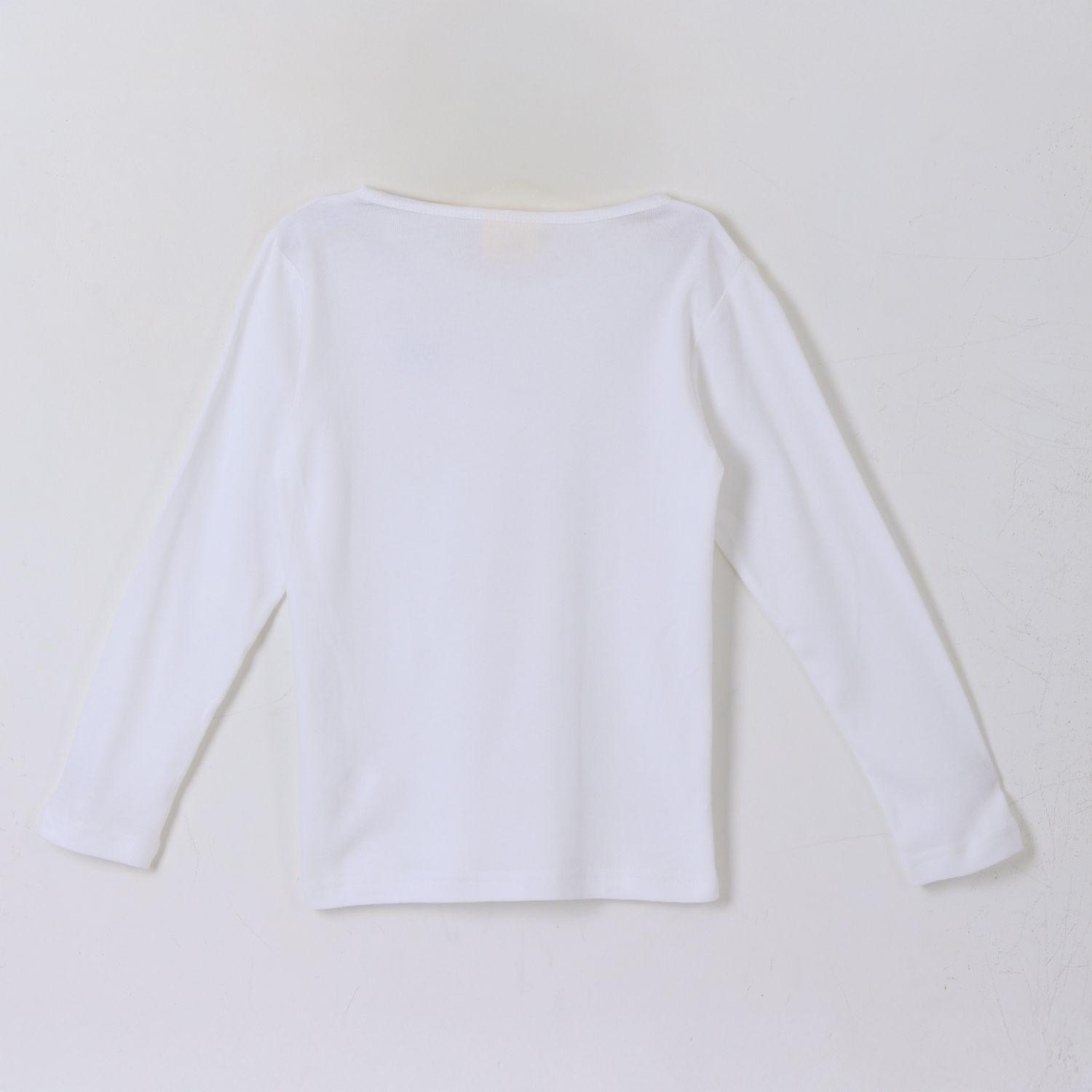 Bipack Camiseta Escolar Niña Manga Larga Blanco Lilo Stitch-5