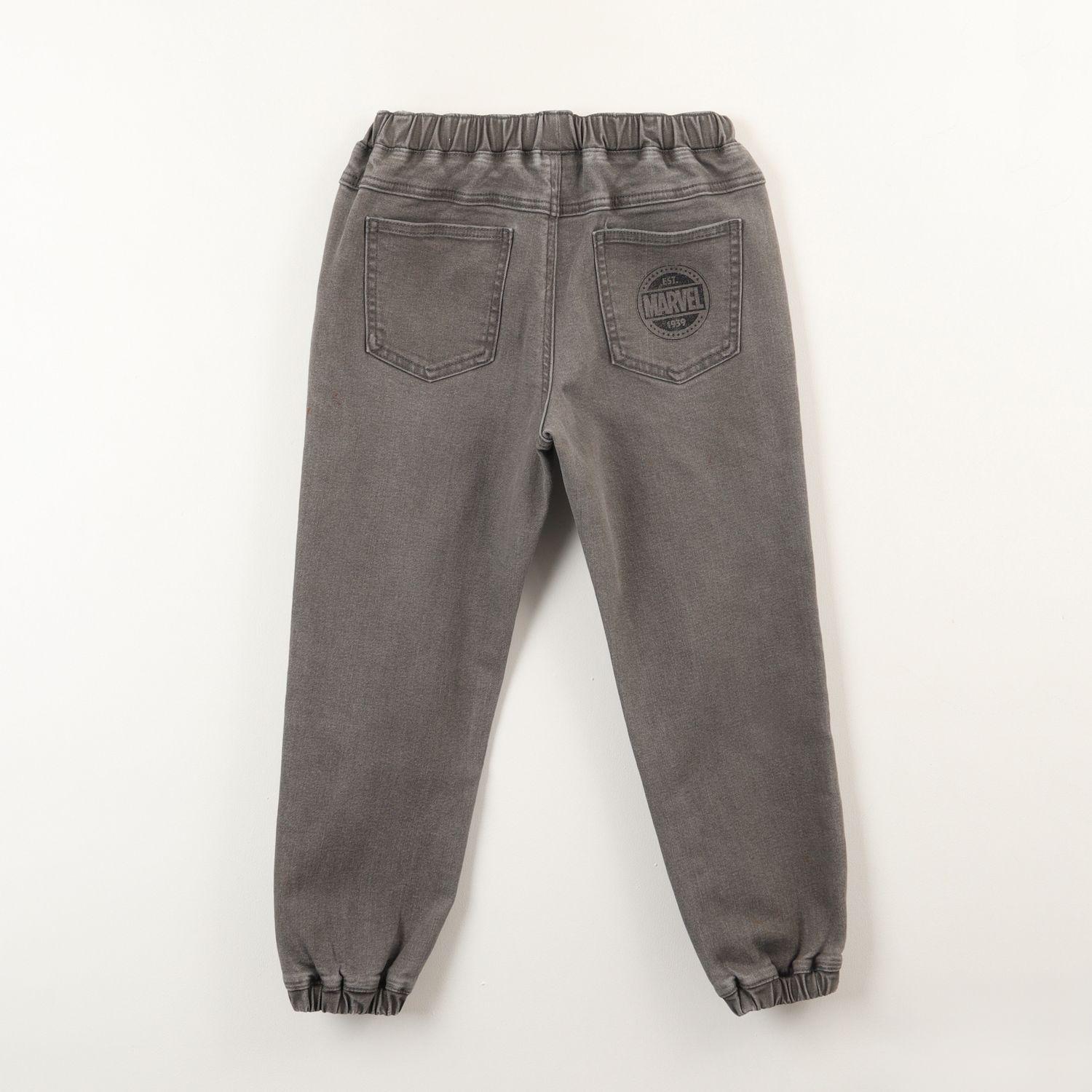 Jeans Niño Spiderman Personaje Gris Marvel-2