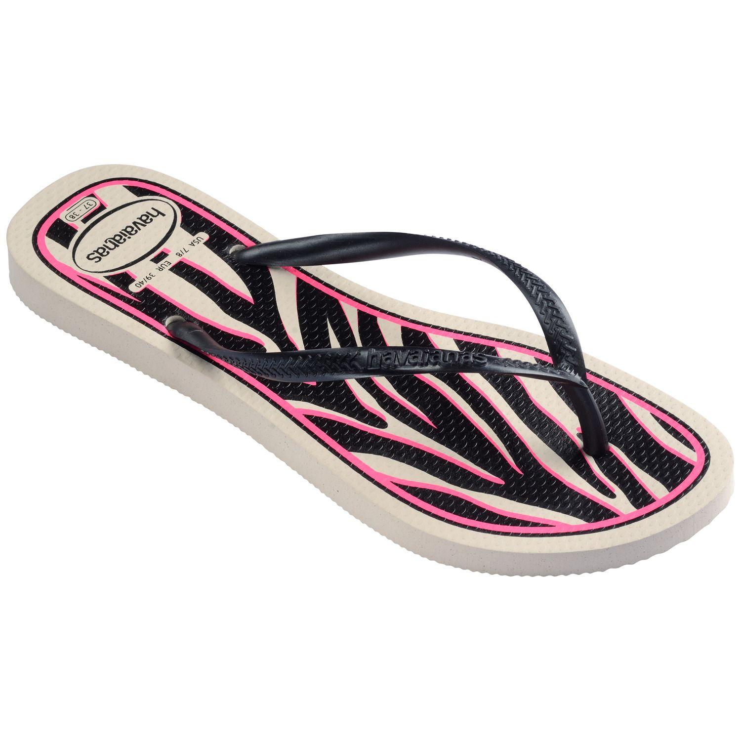 Sandalia Mujer Slim Animal Fucsia Havaianas-1