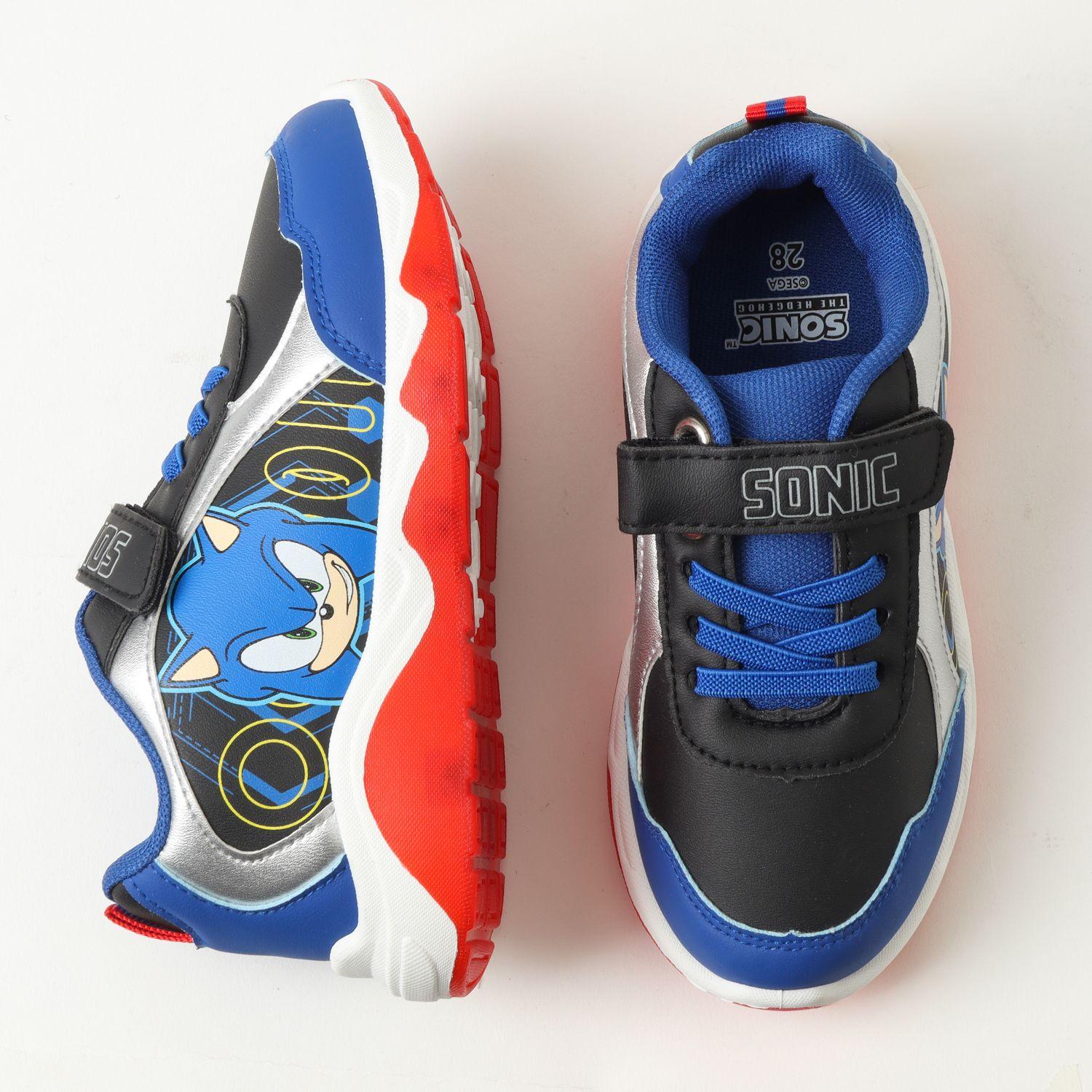 Zapatilla Con Luces Niño Challenging Azul Sonic-2