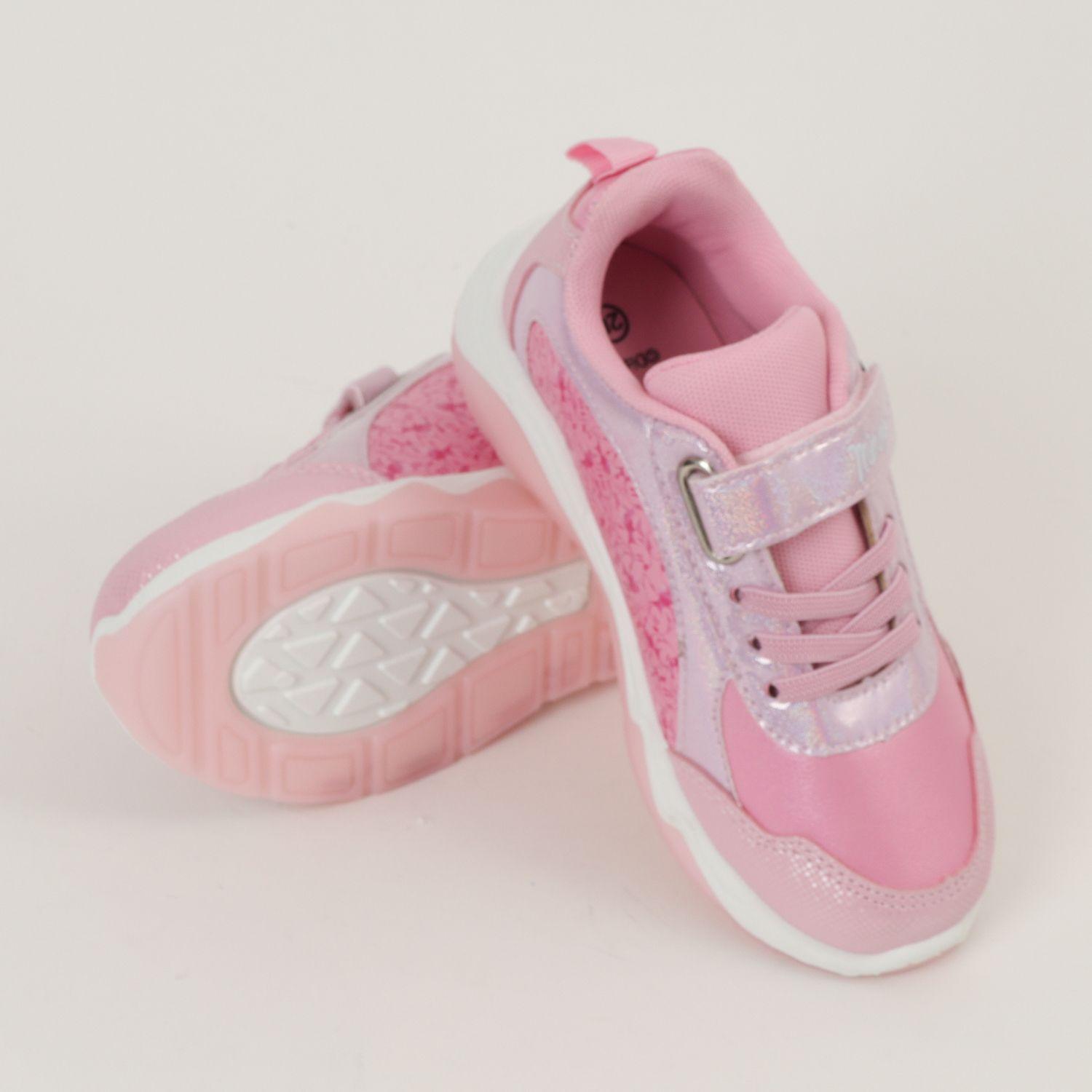 Zapatilla Con Luces Niña Minnie Full Print Rosado Disney-3
