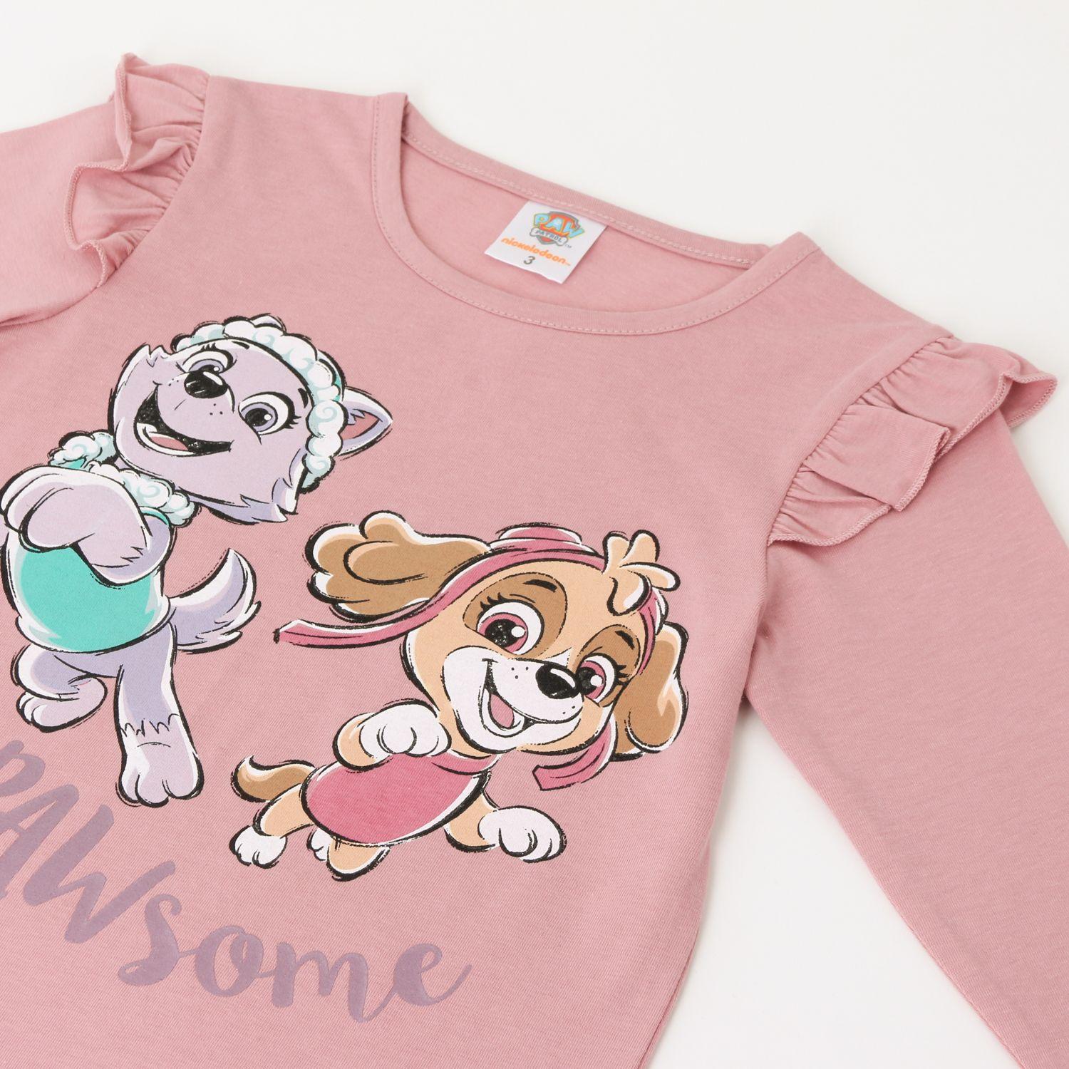 Polera Manga Larga Niña Vuelos Friends Rosado Paw Patrol-2