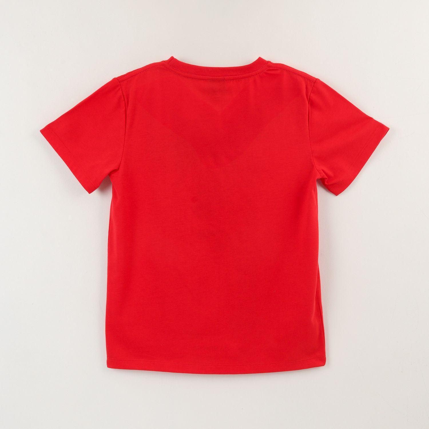 Polera Manga Corta Niño Rojo Mickey Mouse Face Disney-1