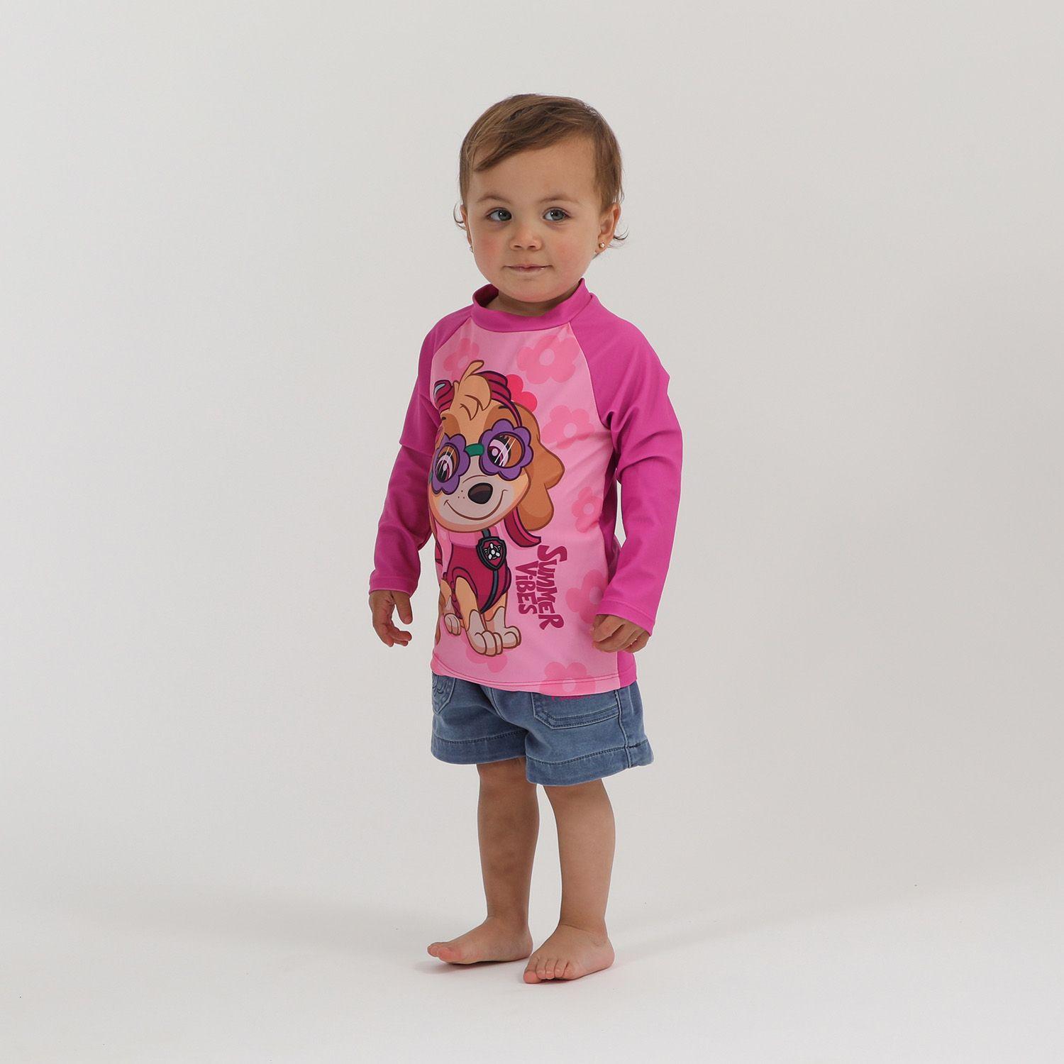 Polera Uv Niña Skye Rosado Paw Patrol-0