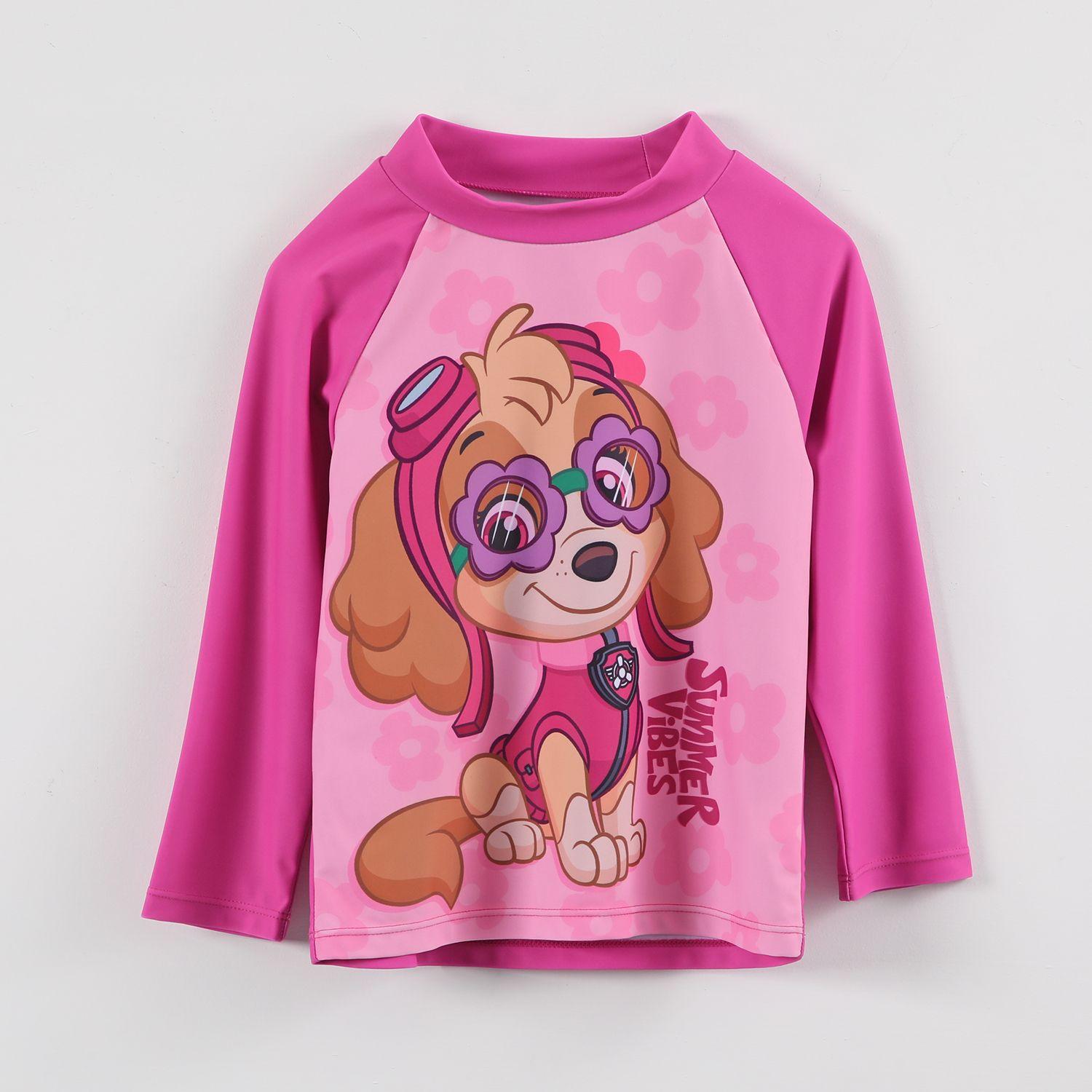 Polera Uv Niña Skye Rosado Paw Patrol-2