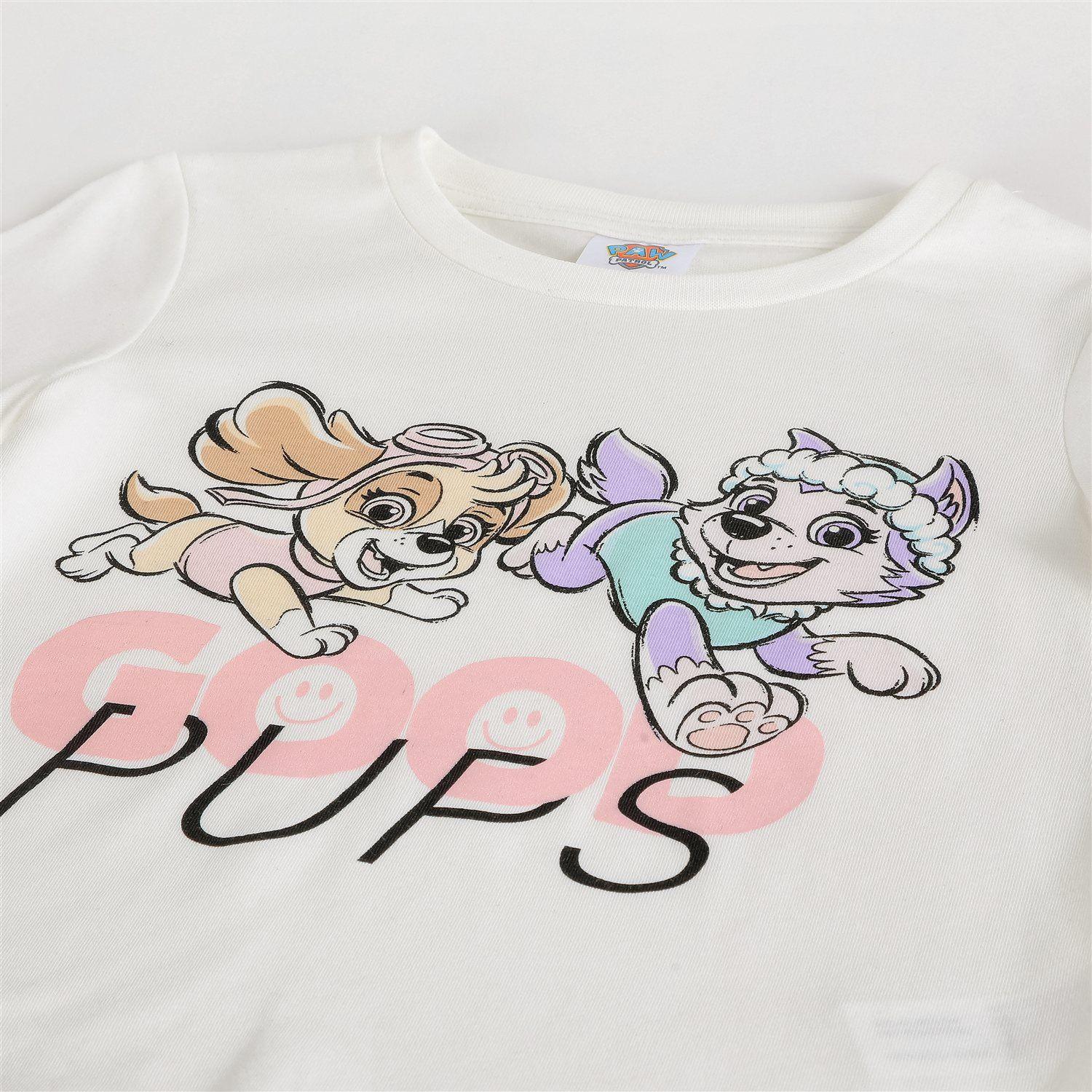 Conjunto Niña Paw Patrol Personajes Blanco-3