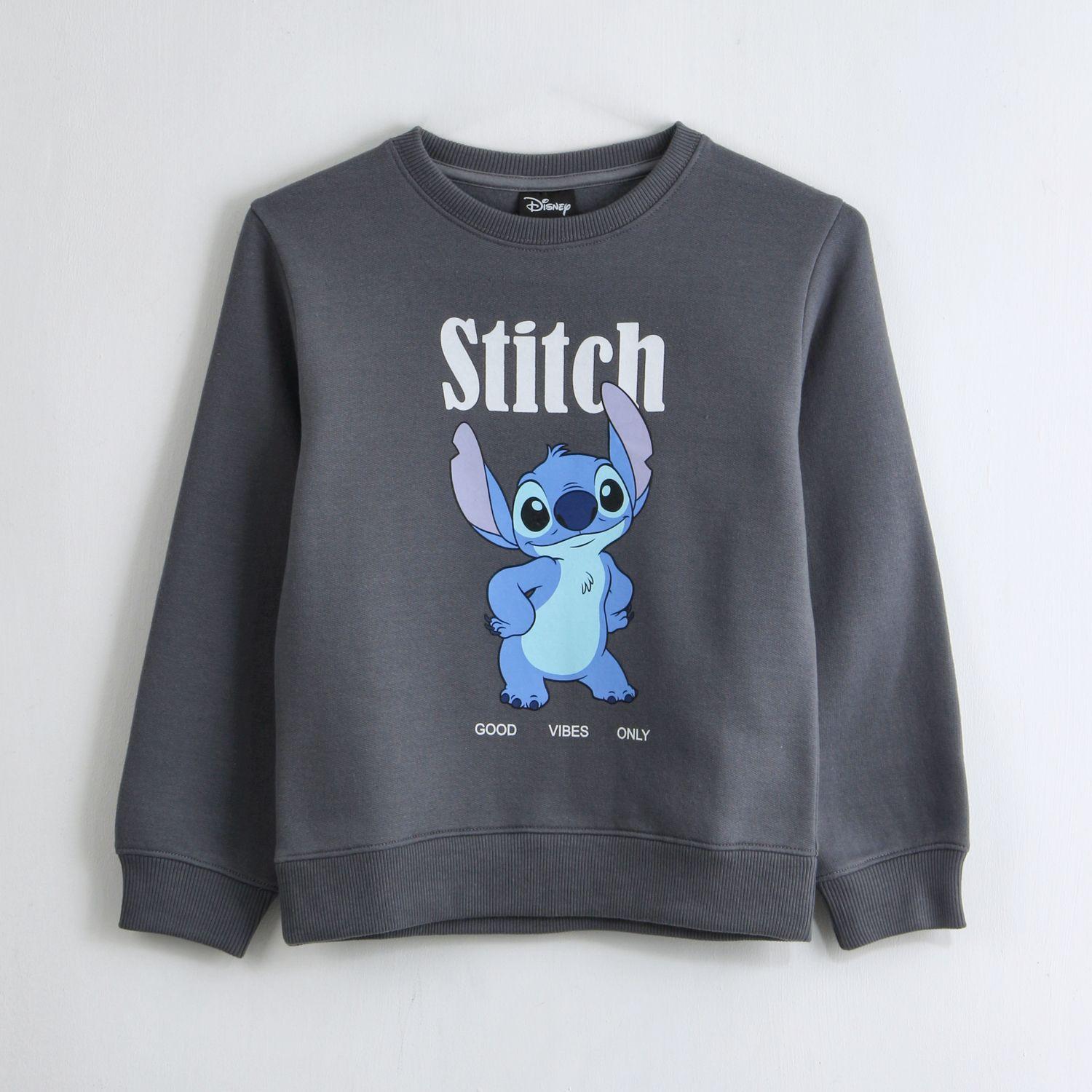 Polerón Cerrado Niña Lilo & Stitch Negro Disney-0