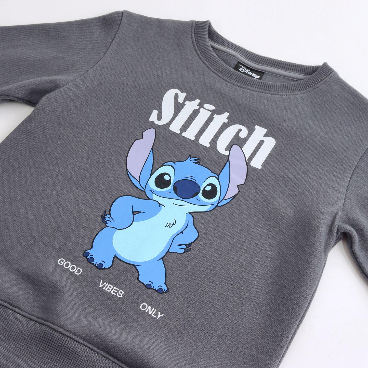 Polerón Cerrado Niña Lilo & Stitch Negro Disney-2